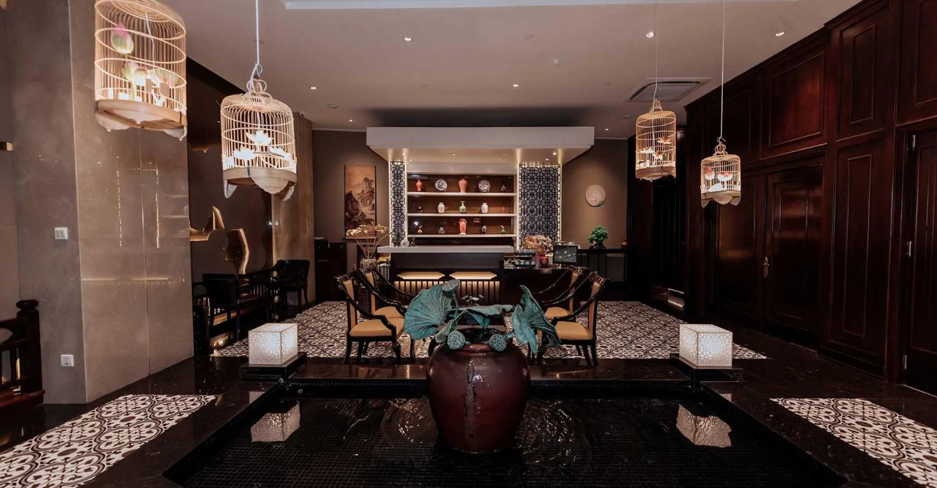 Seating area in The Odys Boutique Hotel