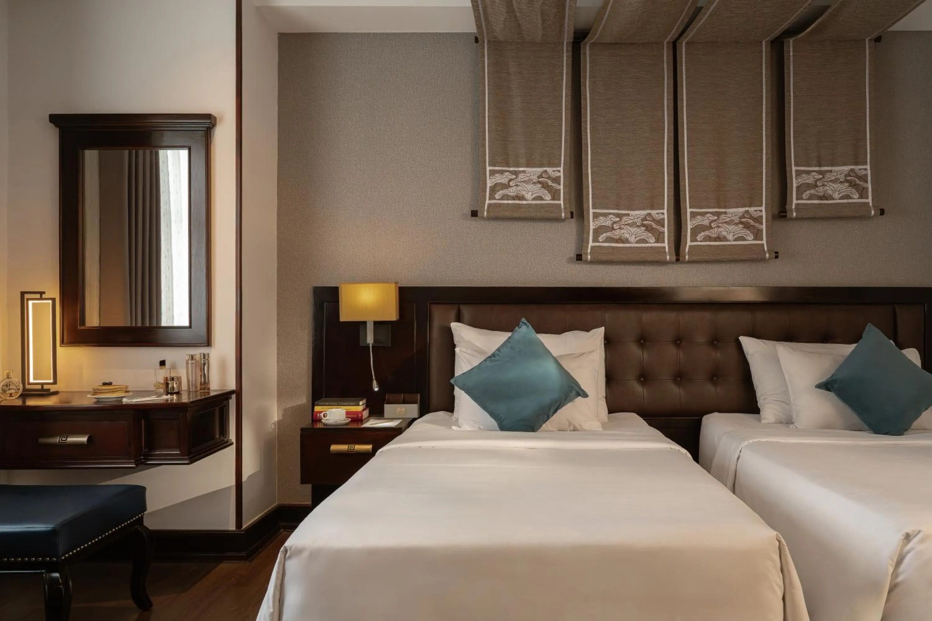 Bed in The Odys Boutique Hotel