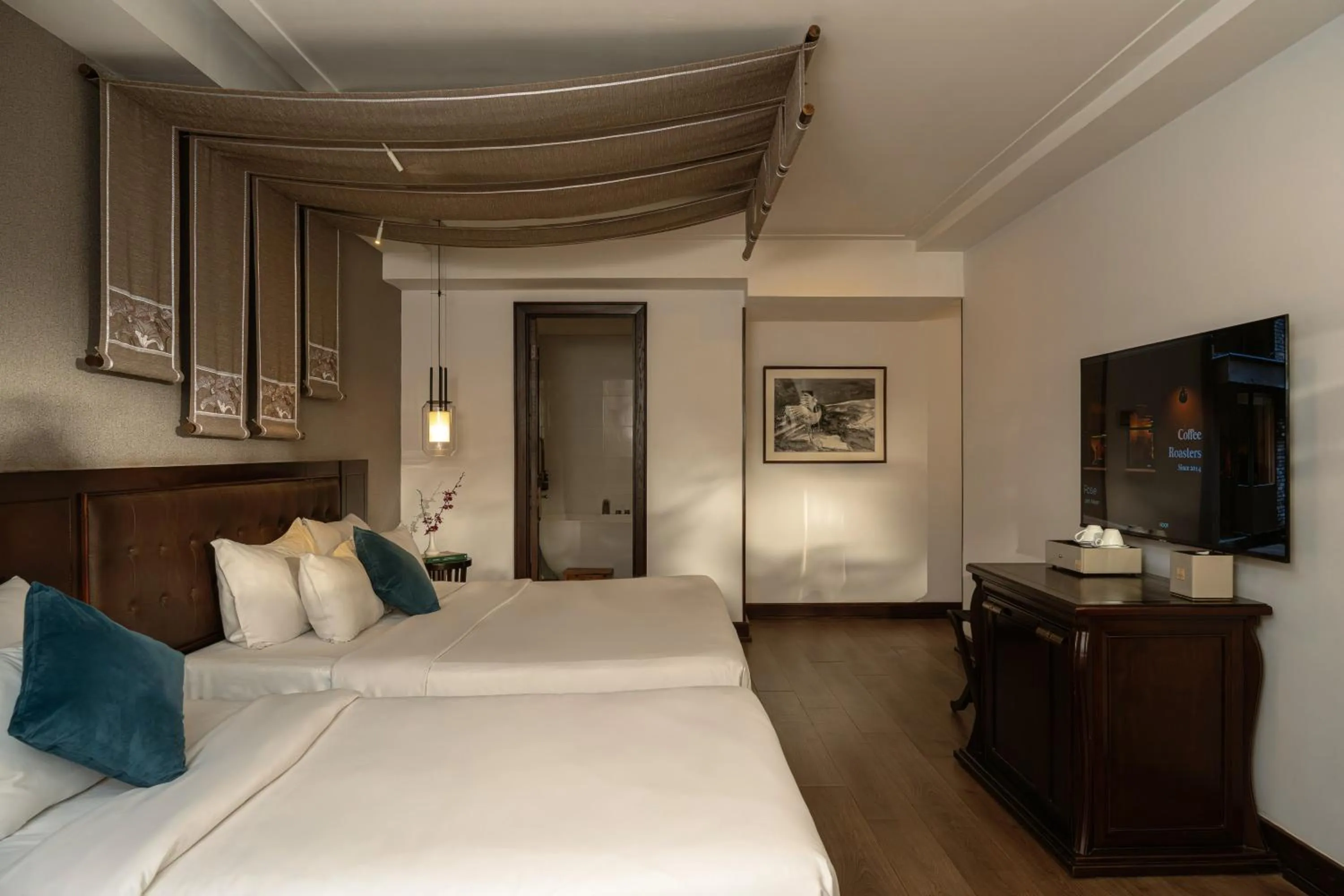 Bed in The Odys Boutique Hotel