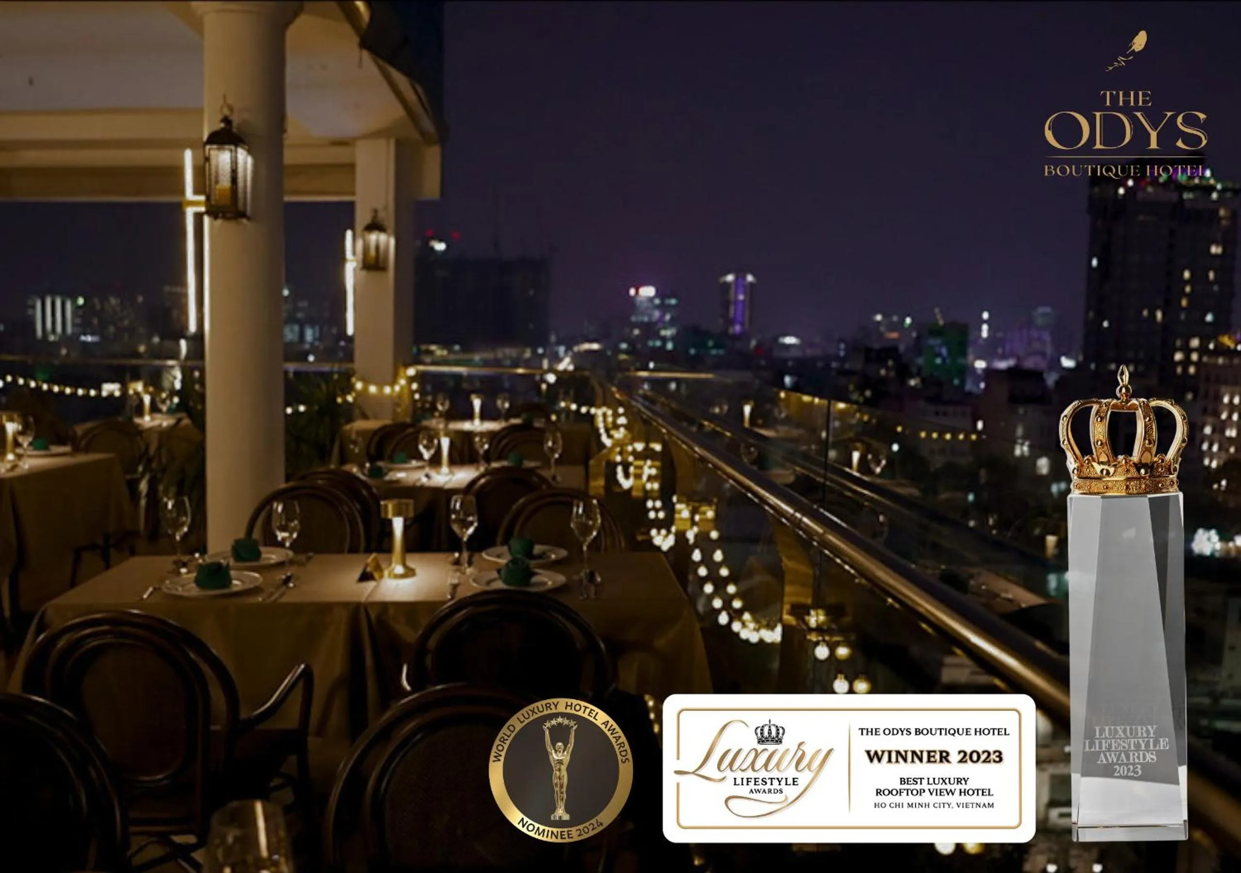 Certificate/Award in The Odys Boutique Hotel