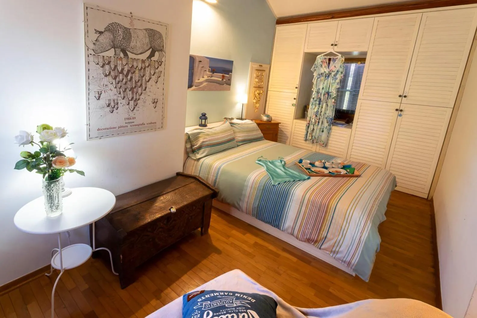 Bed in B&B Glicine