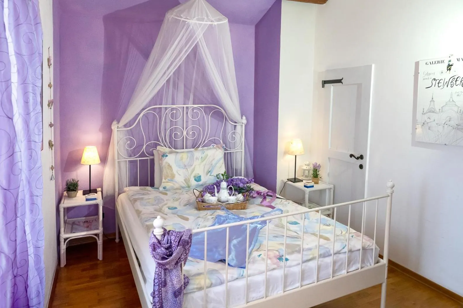 Bed in B&B Glicine
