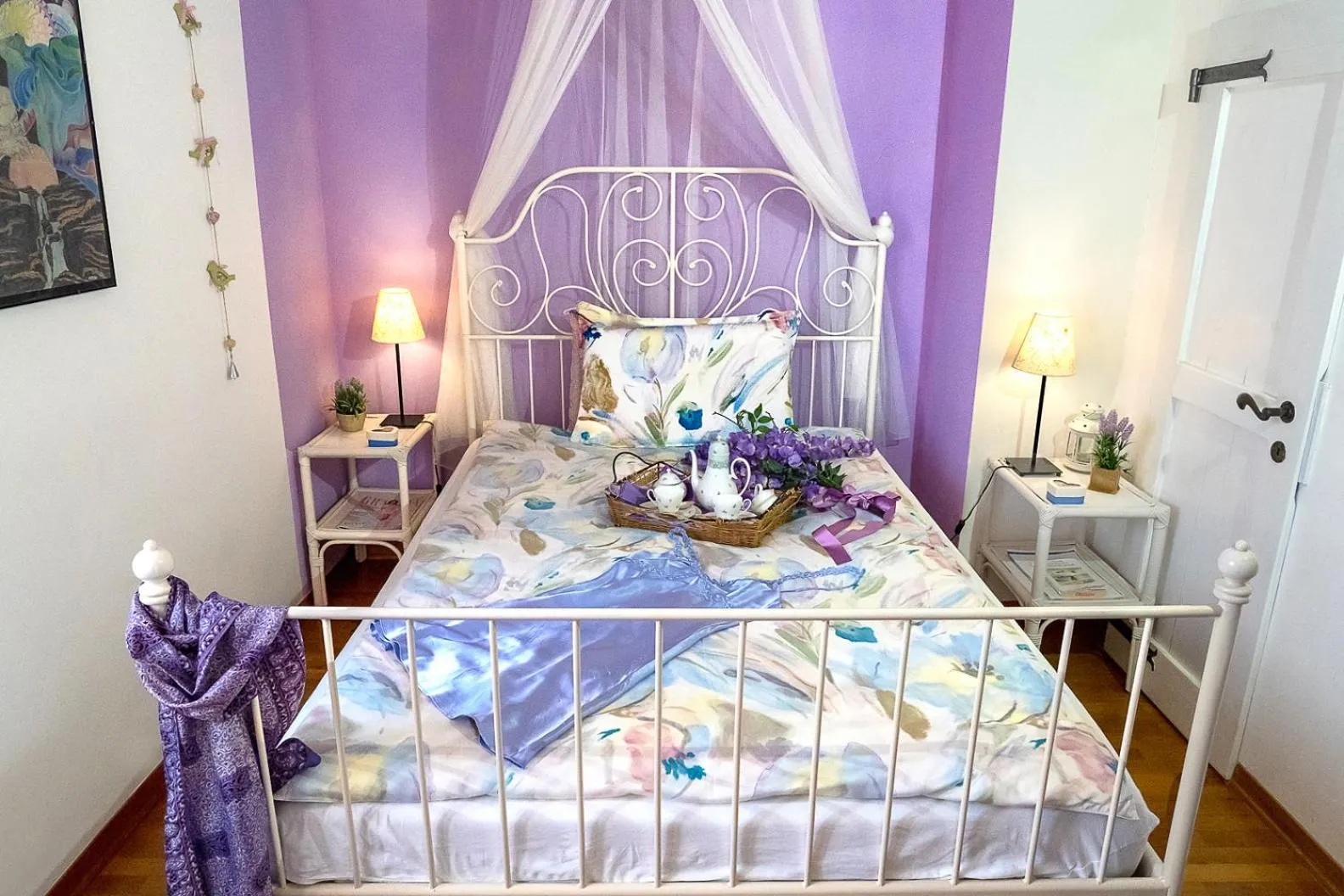 Bed in B&B Glicine
