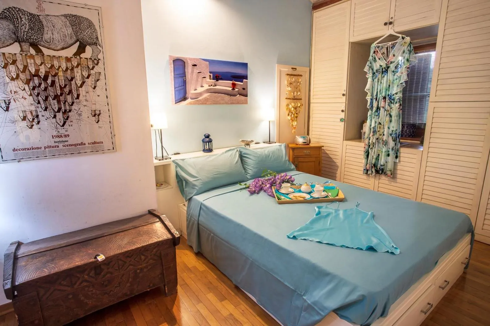 Bed in B&B Glicine