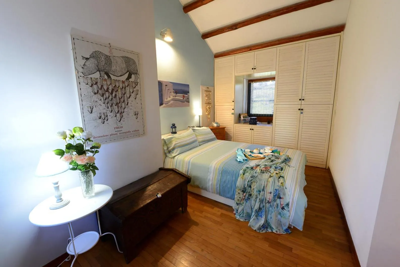 Bed in B&B Glicine