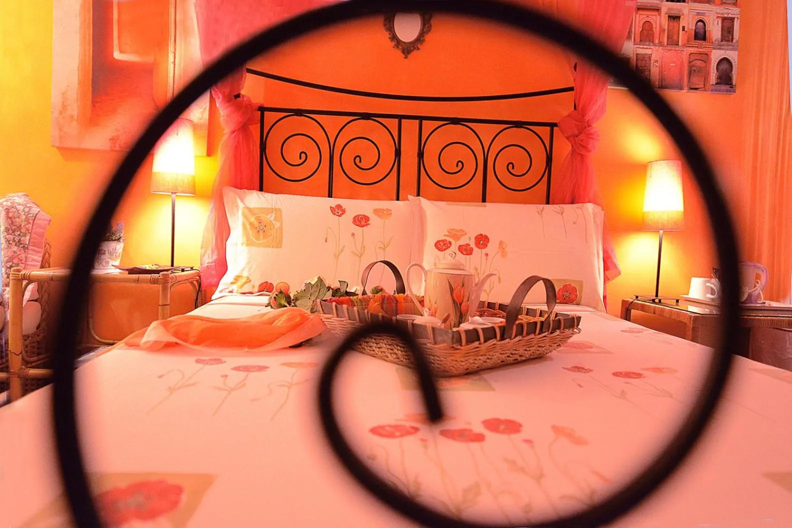 Bed in B&B Glicine