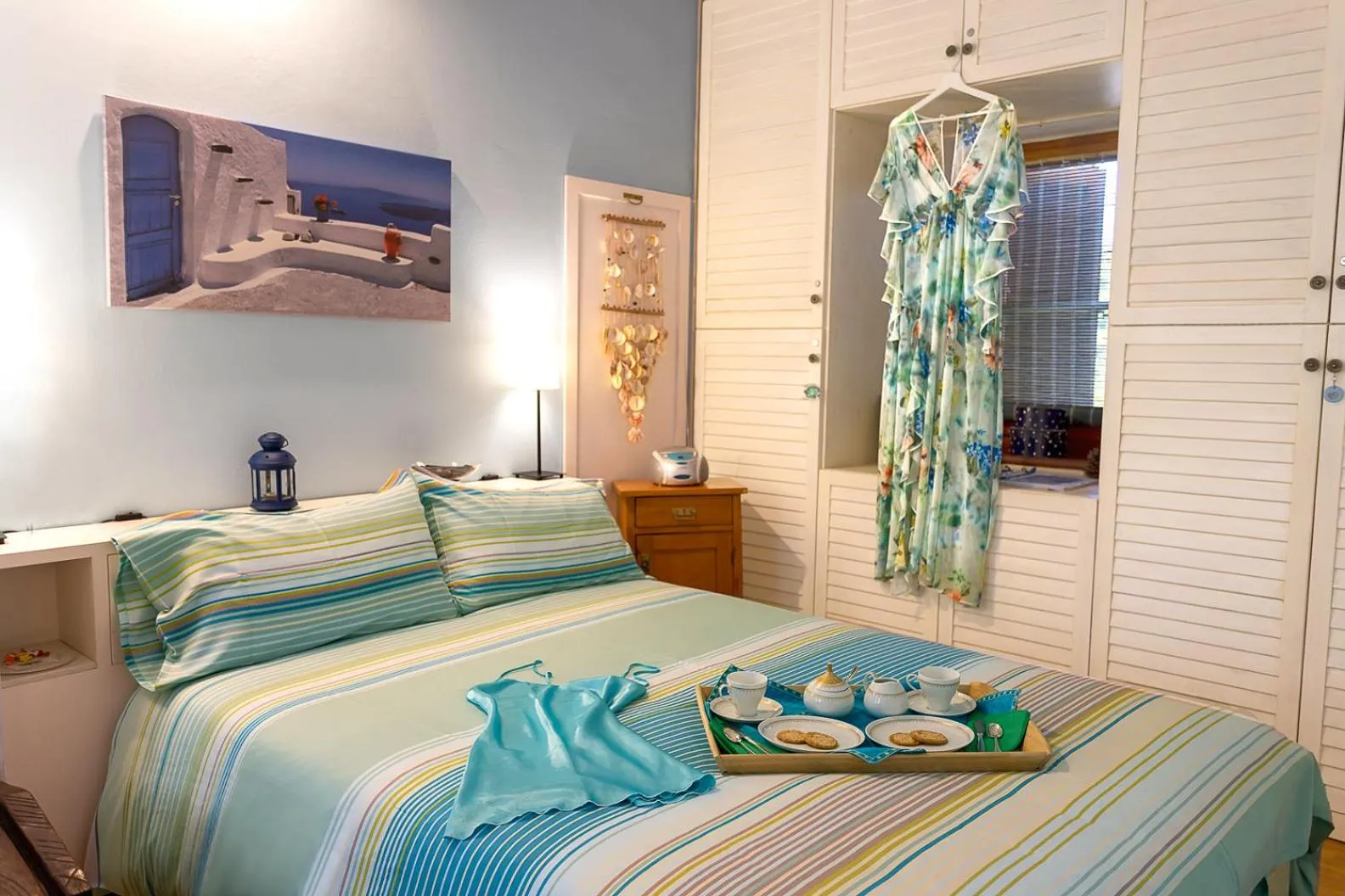 Bed in B&B Glicine