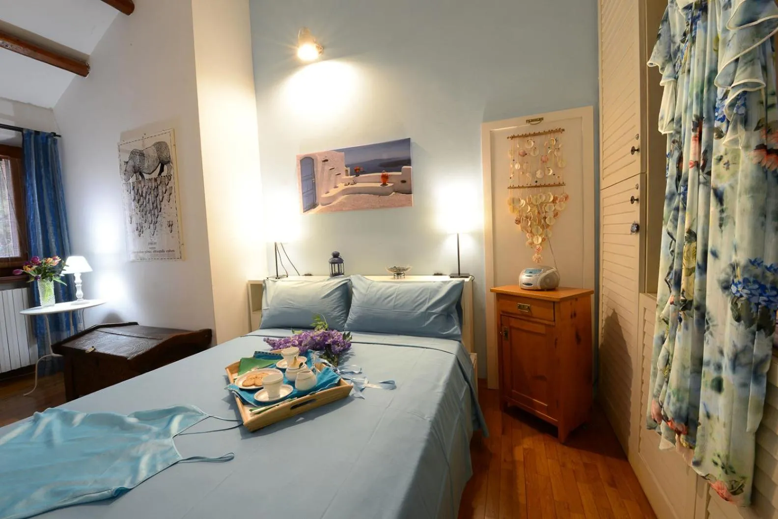 Bed in B&B Glicine