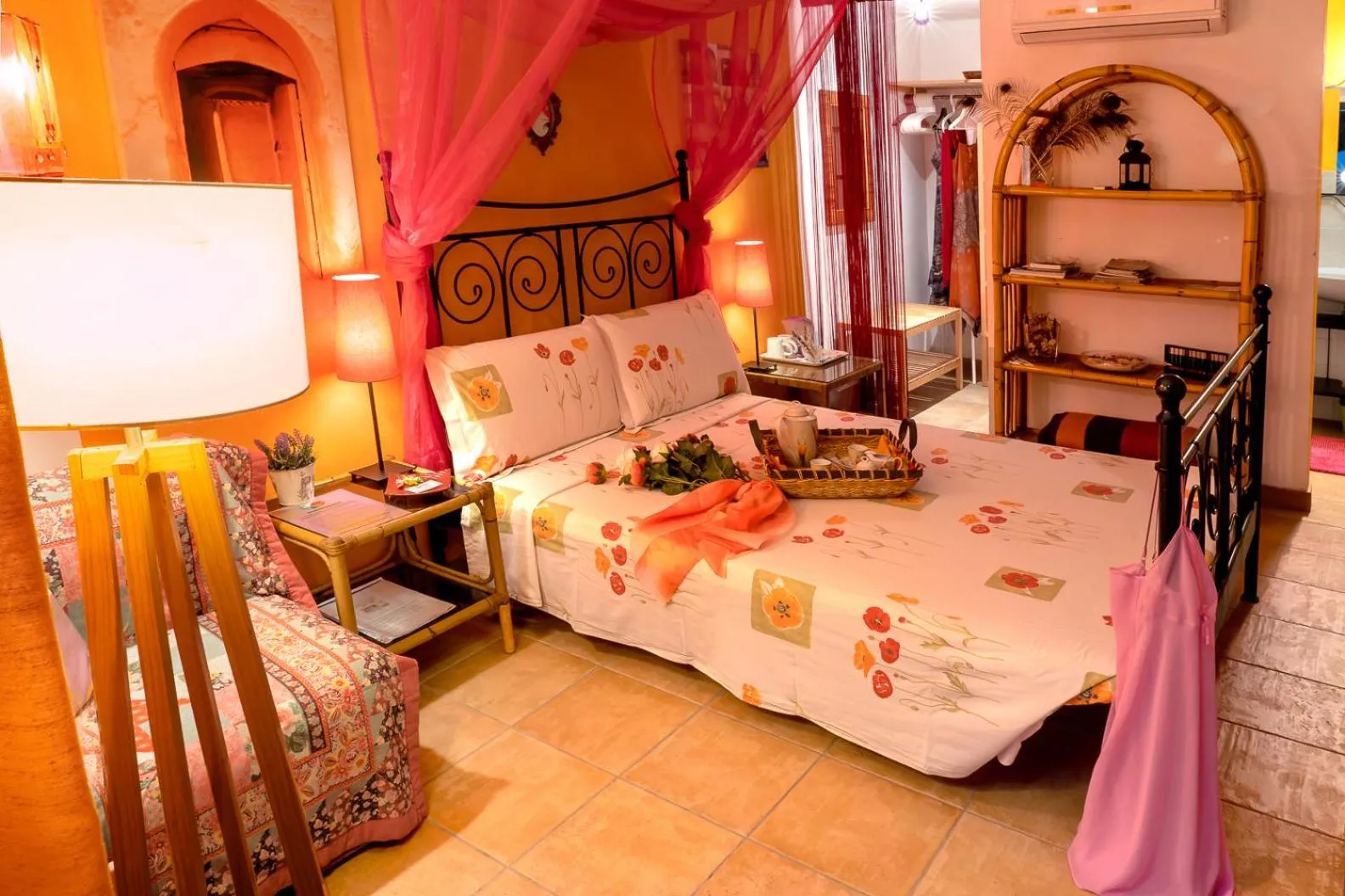 Bed in B&B Glicine
