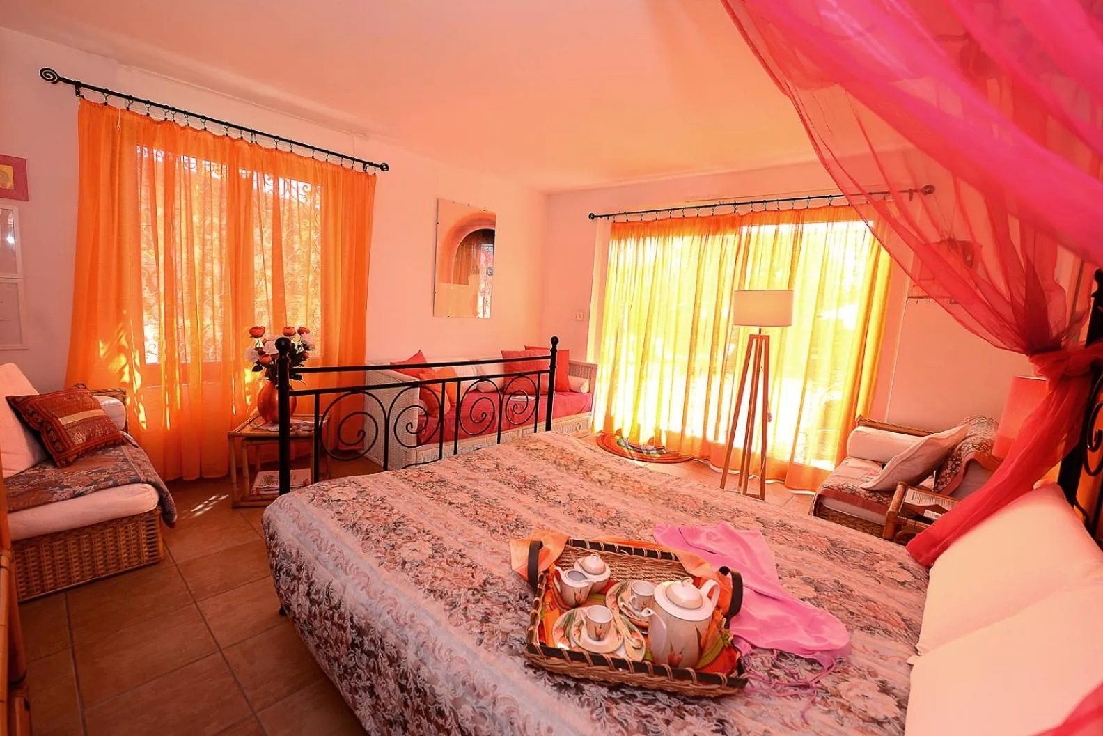 Bed in B&B Glicine