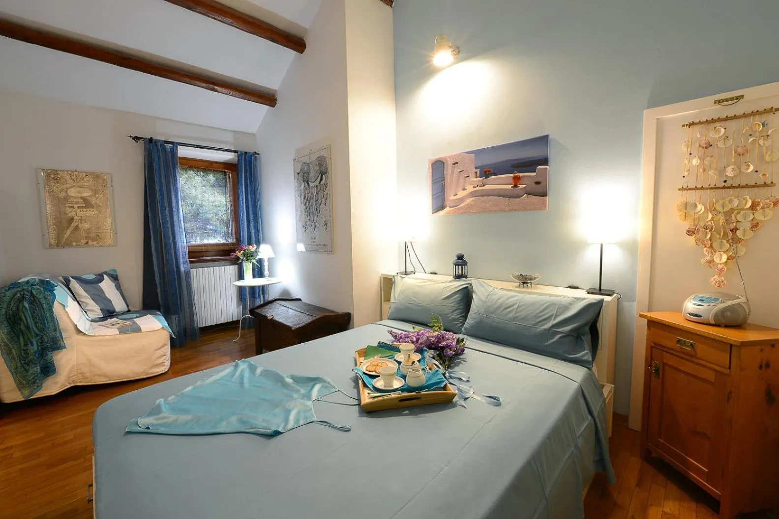 Bed in B&B Glicine