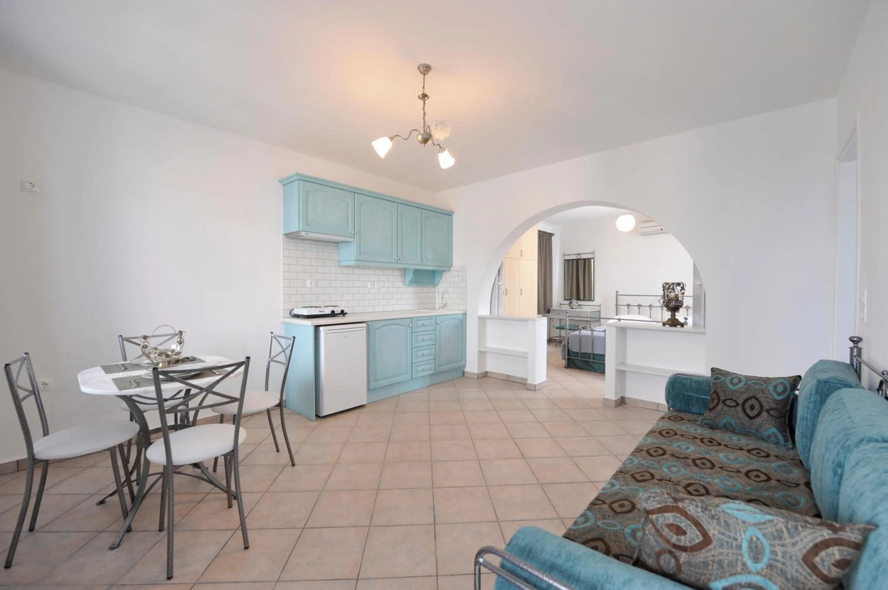 Kitchen or kitchenette in Evita Apartments