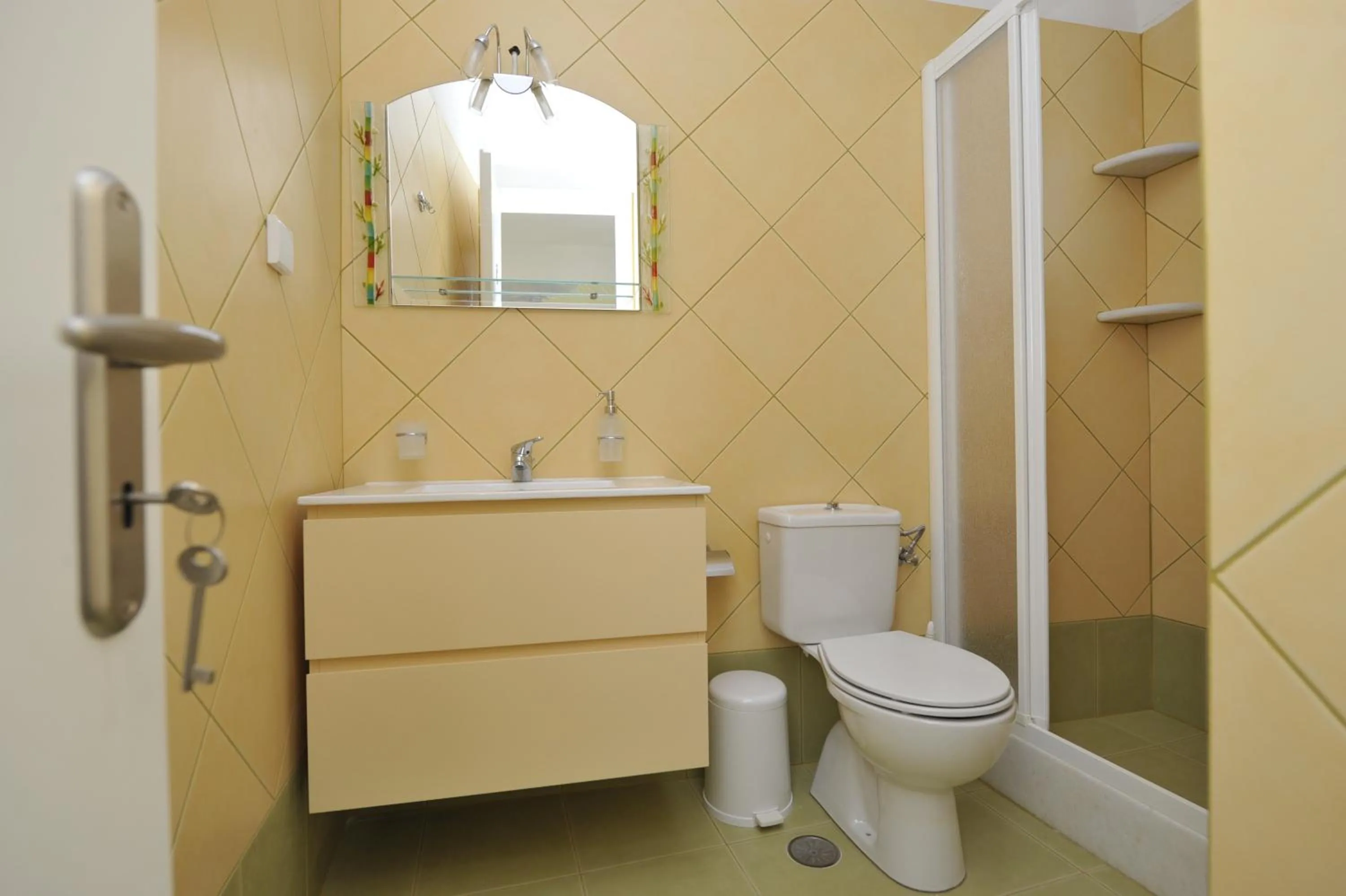Bathroom in Evita Apartments
