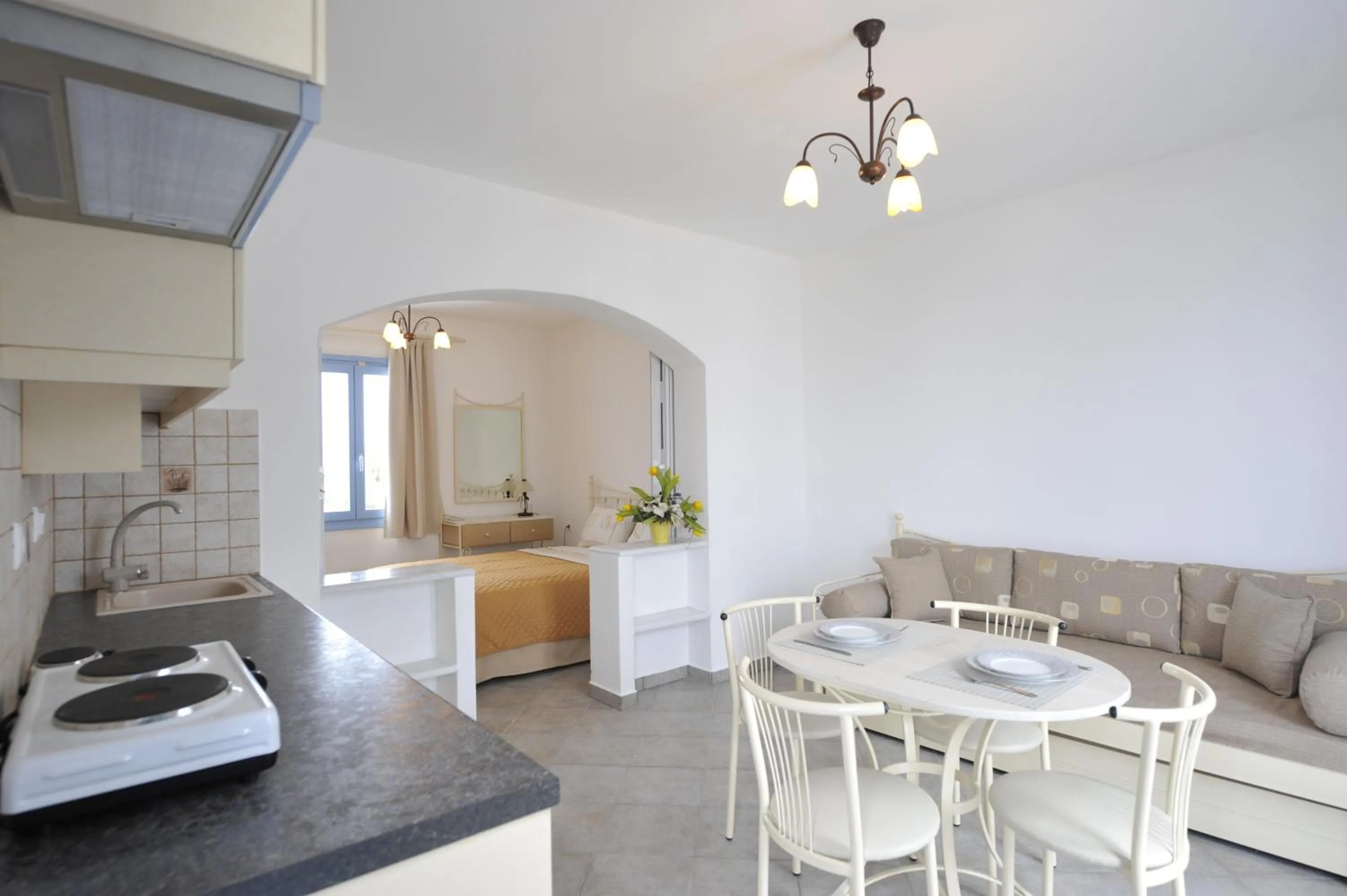 Living room in Evita Apartments