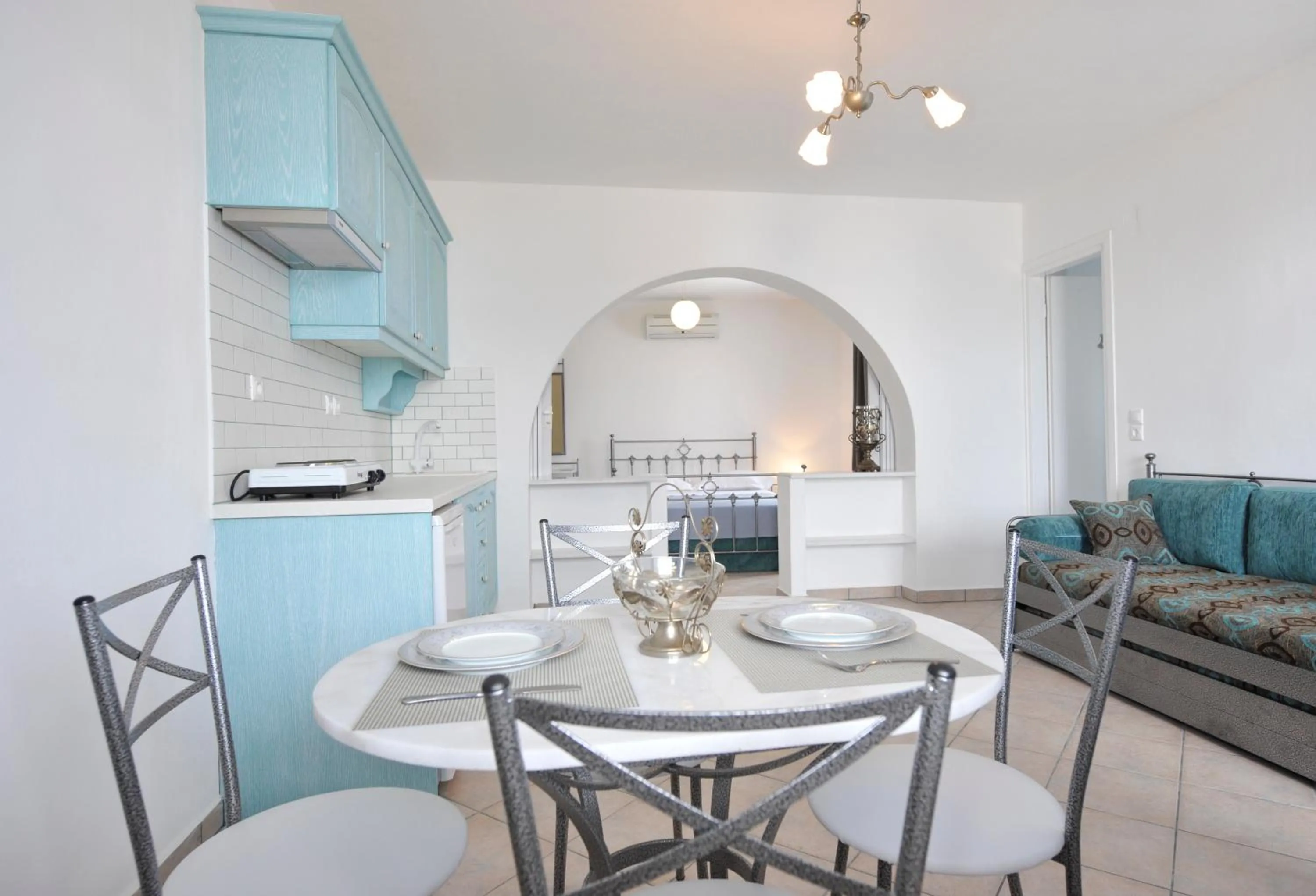 Dining area in Evita Apartments