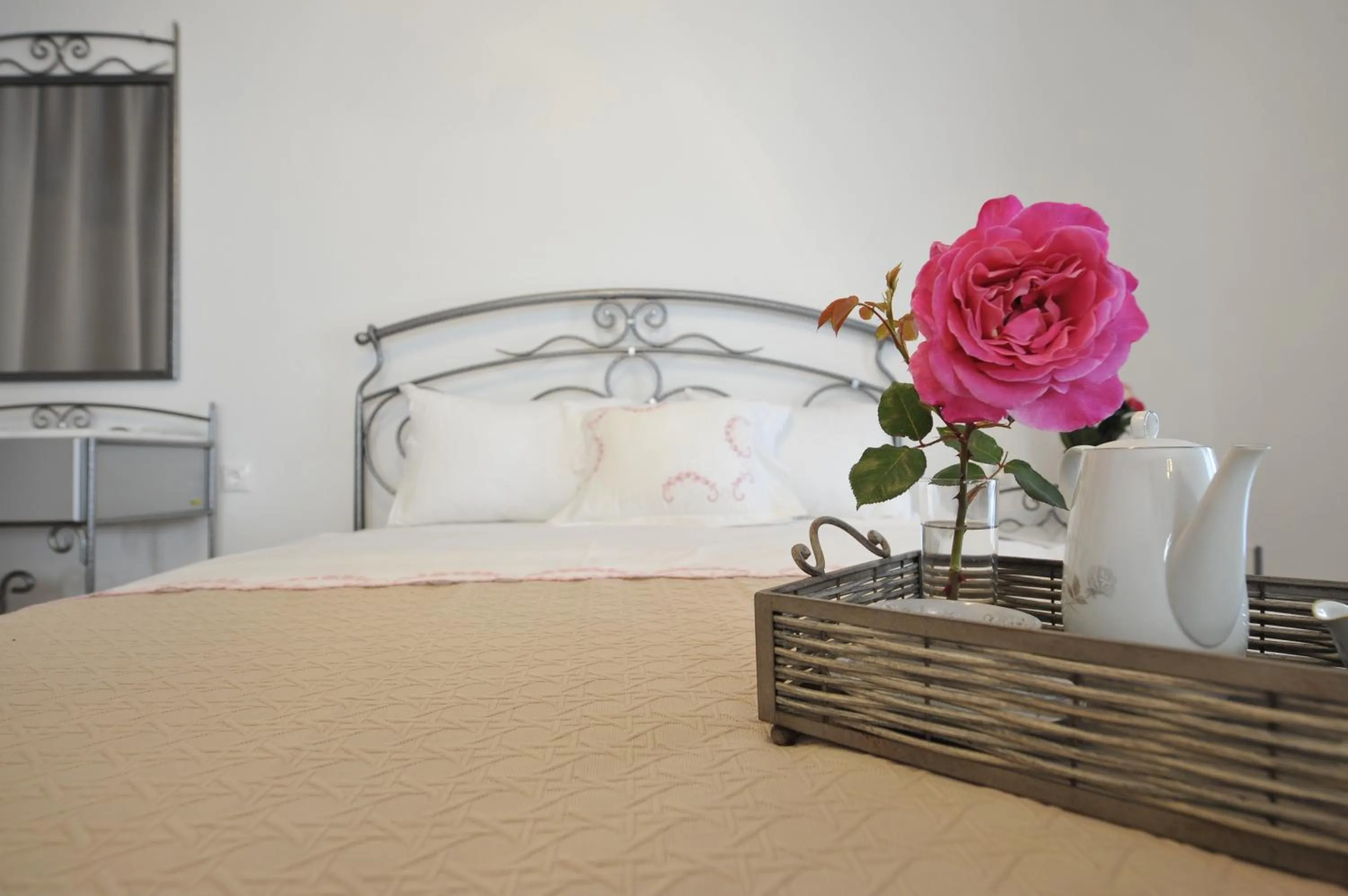 Bed in Evita Apartments