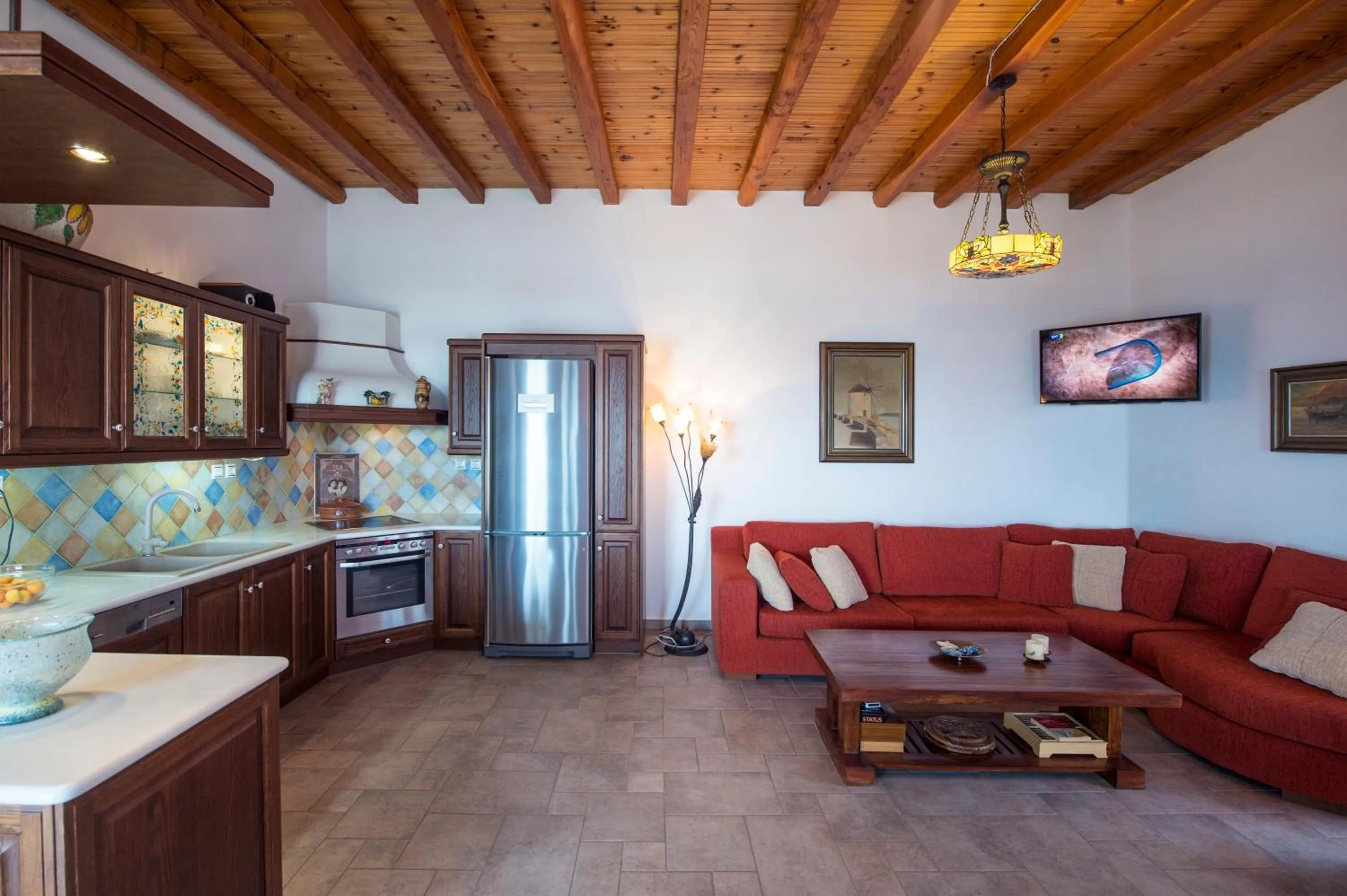 Living room in Evita Apartments