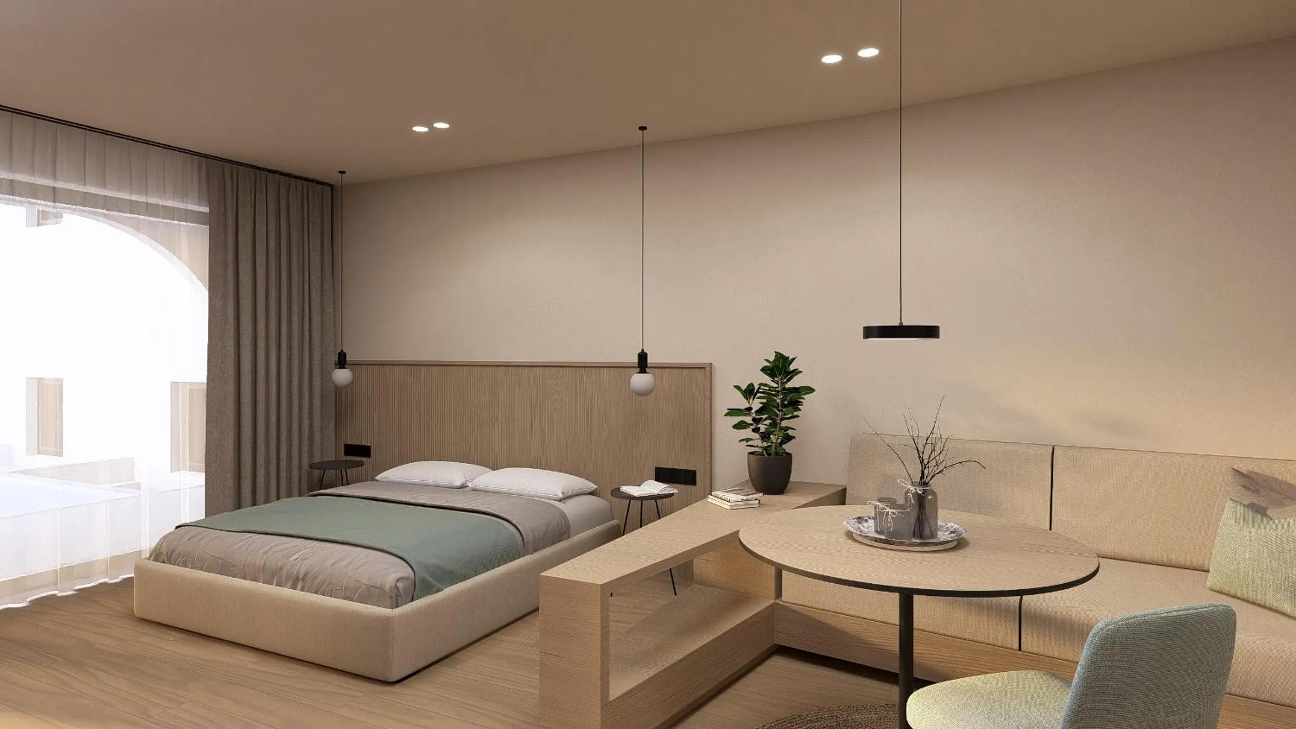 Bed in Amaris Suites