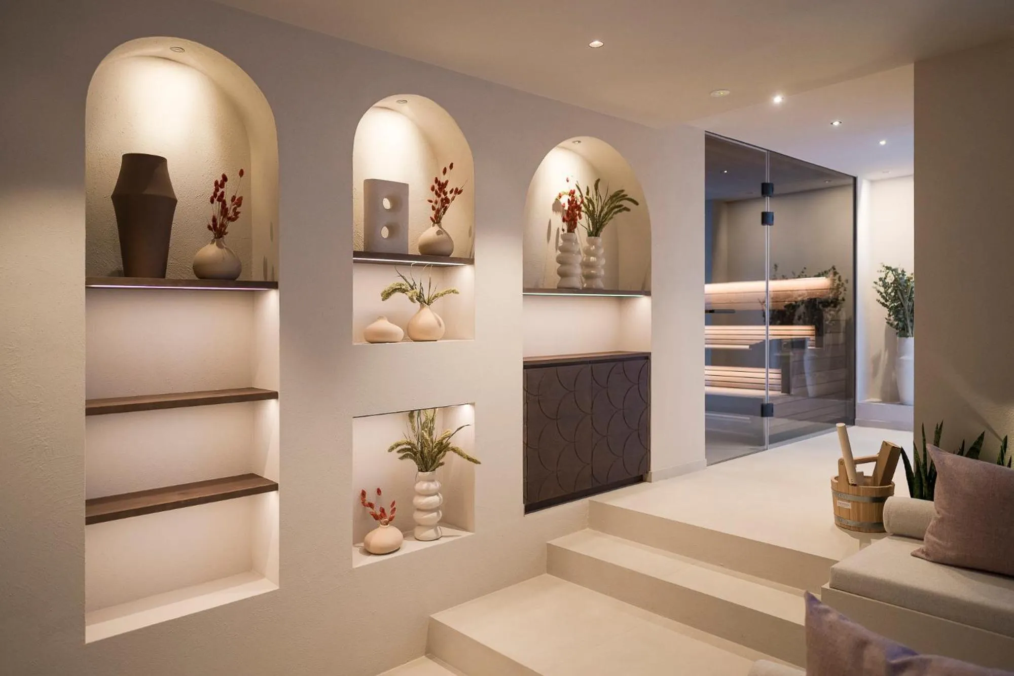 Spa and wellness centre/facilities in Heidi & Edith Family Aparthotel