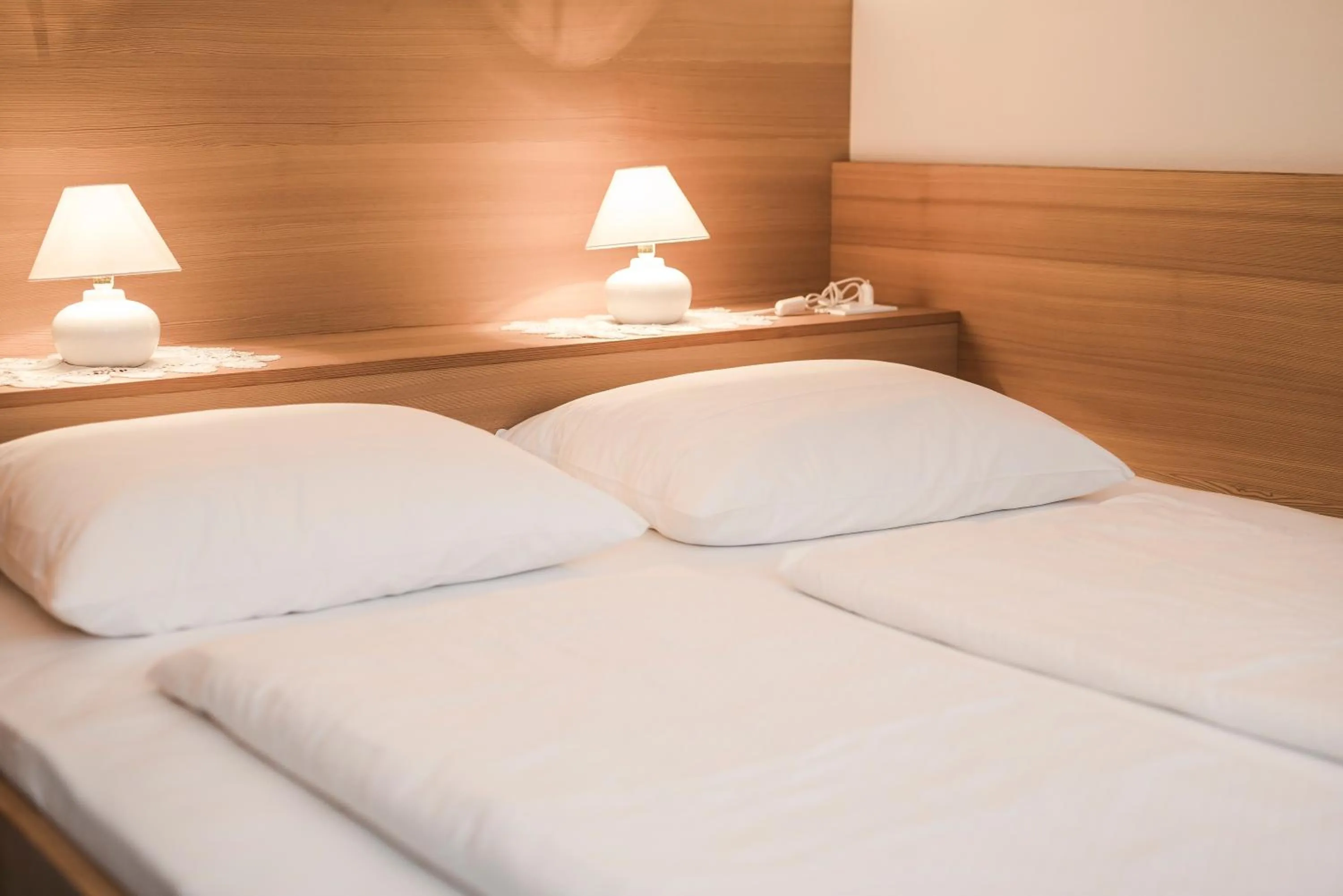 Bed in Heidi & Edith Family Aparthotel