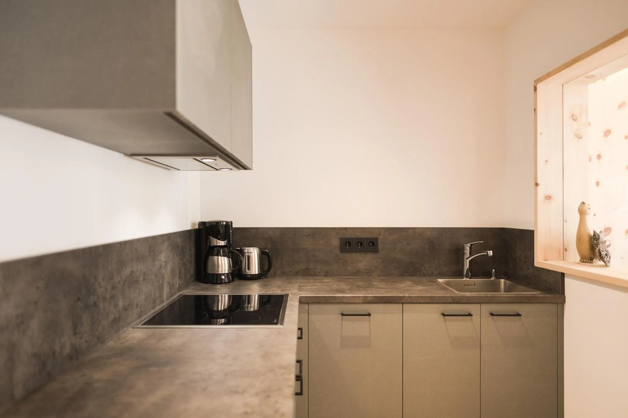 Kitchen or kitchenette in Heidi & Edith Family Aparthotel