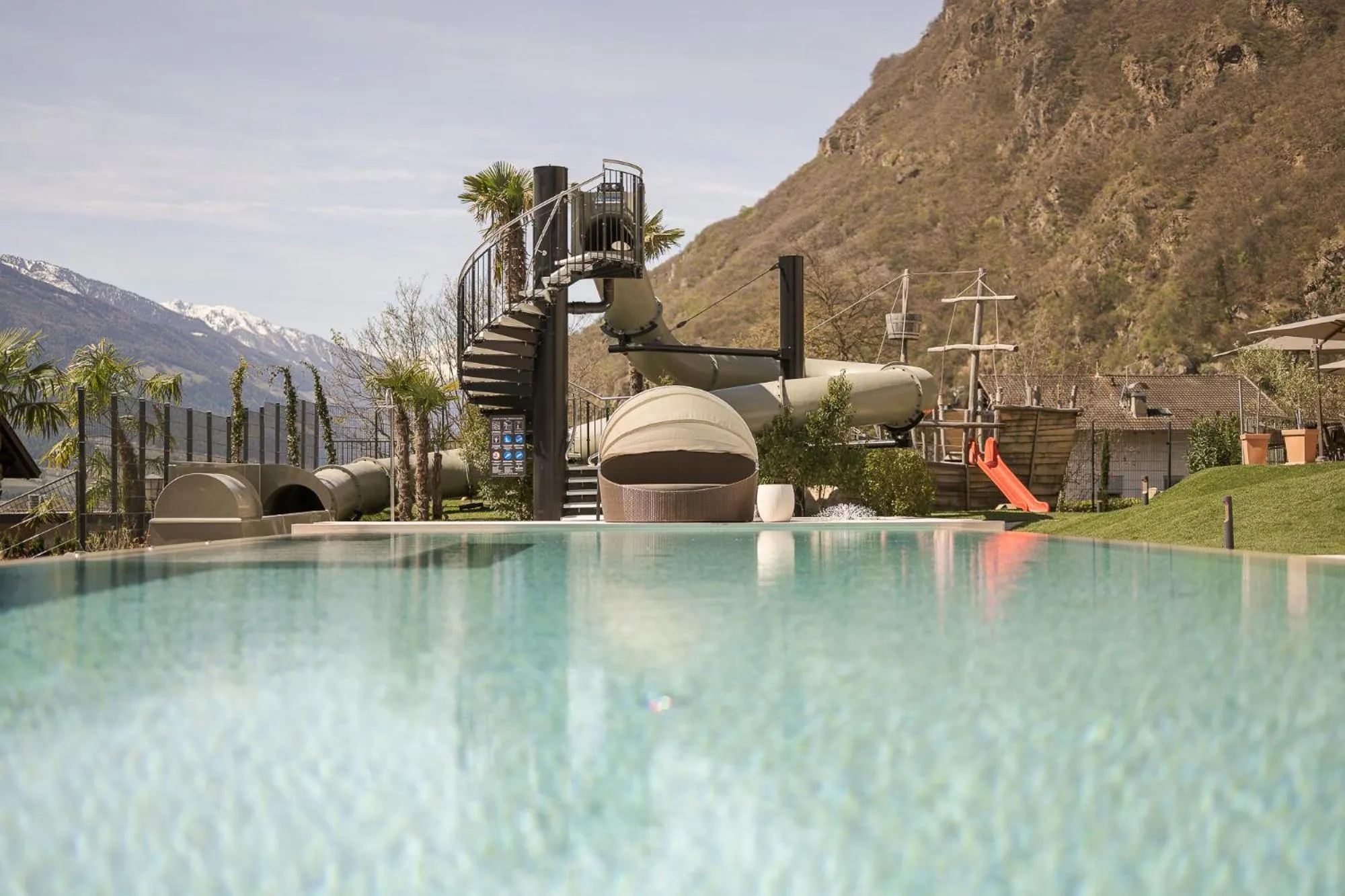 Swimming pool in Heidi & Edith Family Aparthotel