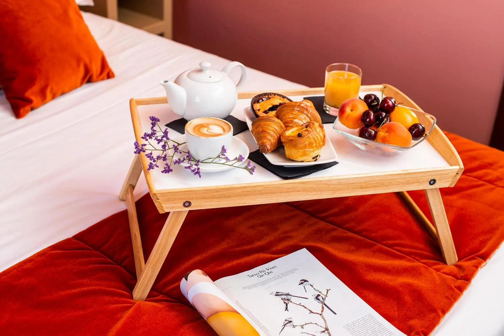 Food and drinks in Town House Campo De Fiori