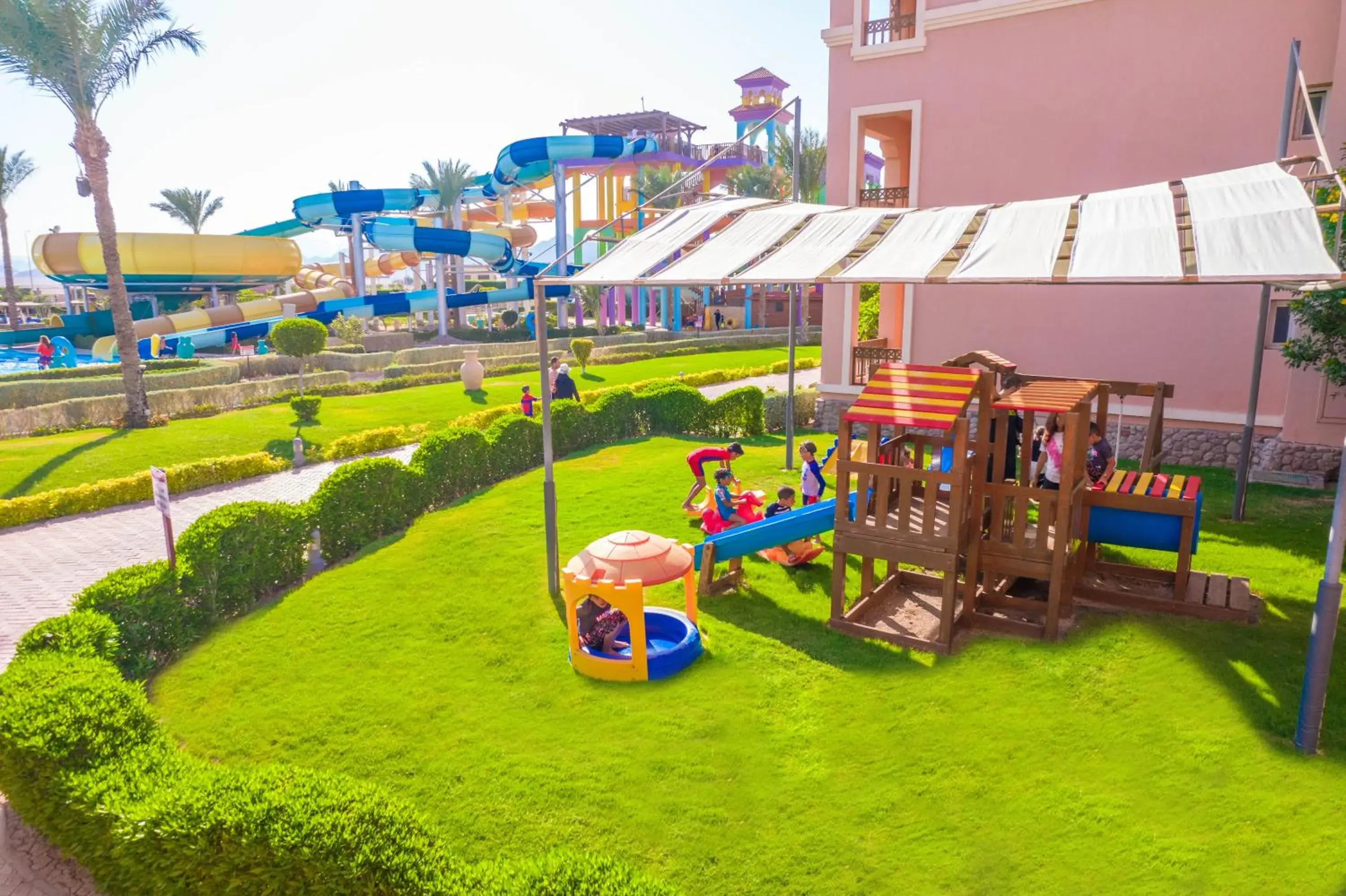 Children play ground in Charmillion Club Aquapark