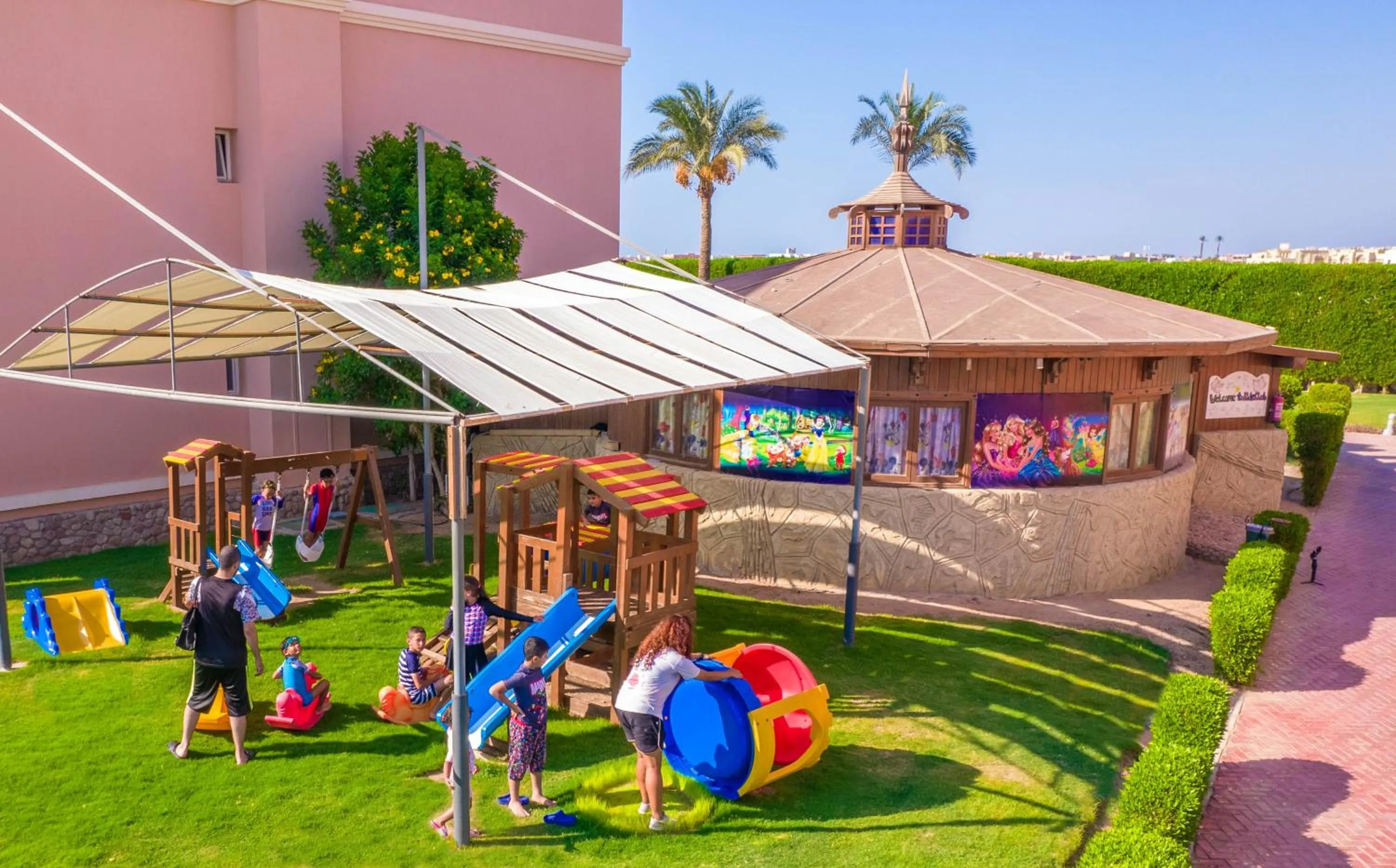Children play ground in Charmillion Club Aquapark