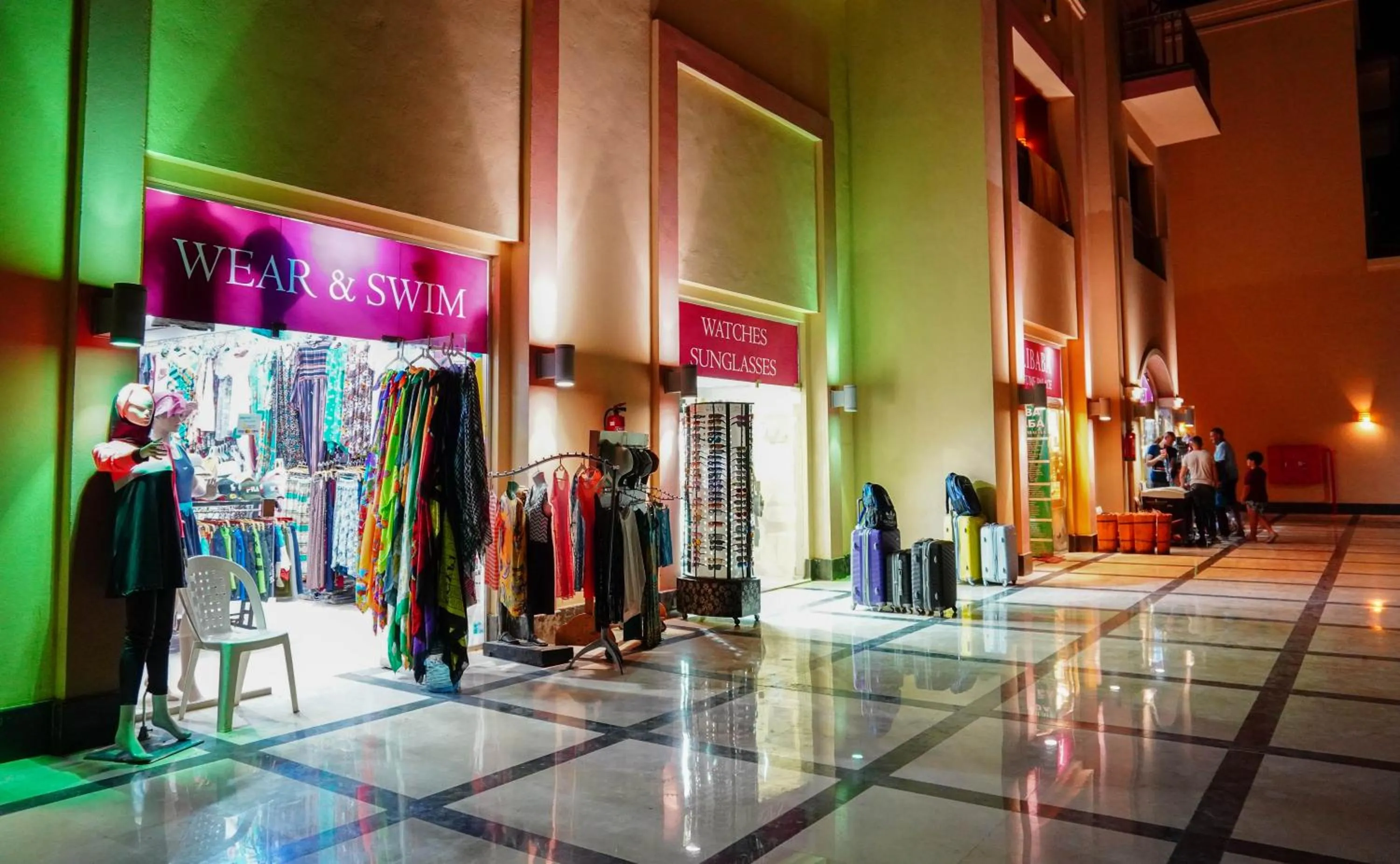 Shopping Area in Charmillion Club Aquapark