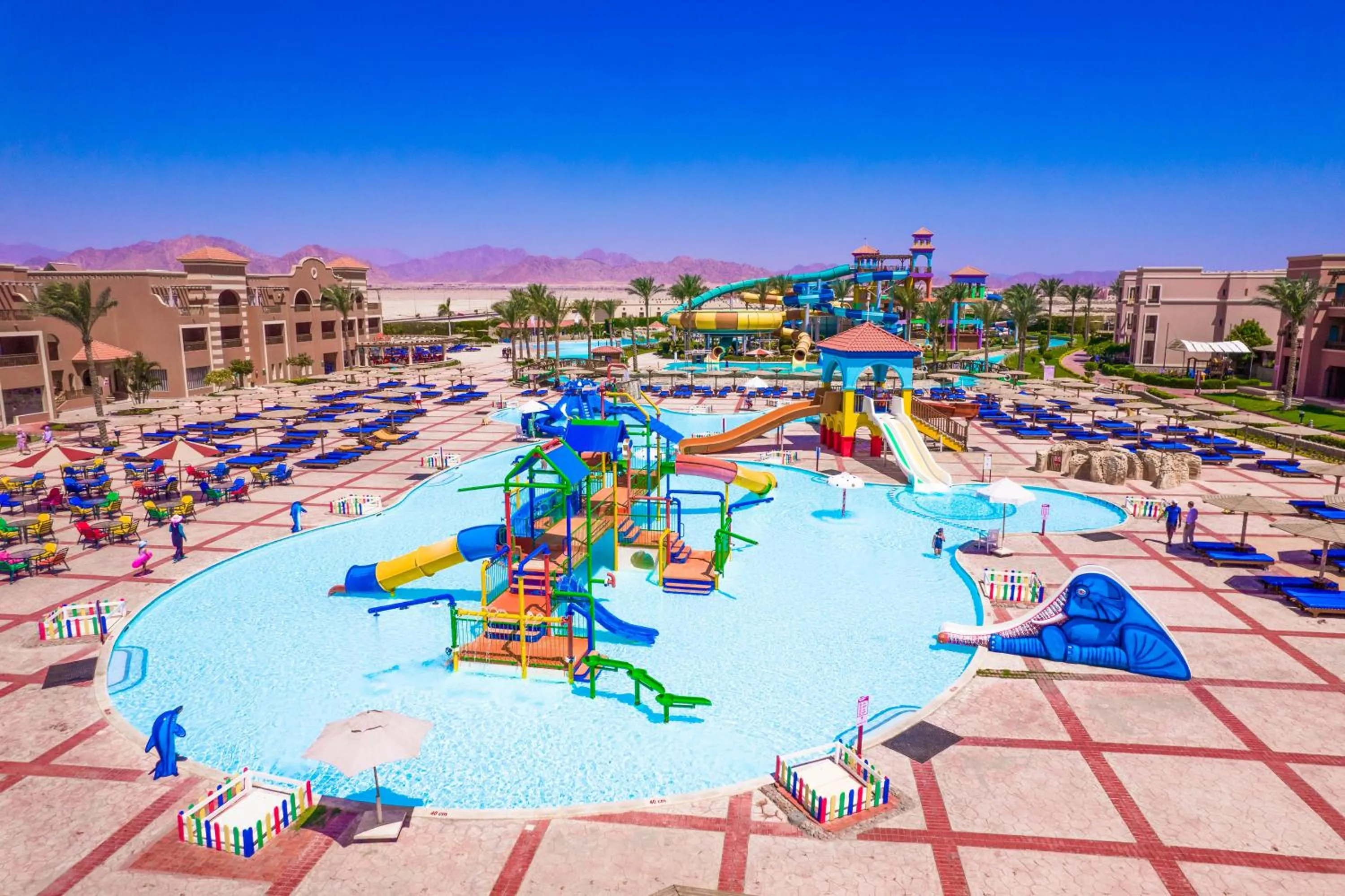 Aqua park in Charmillion Club Aquapark