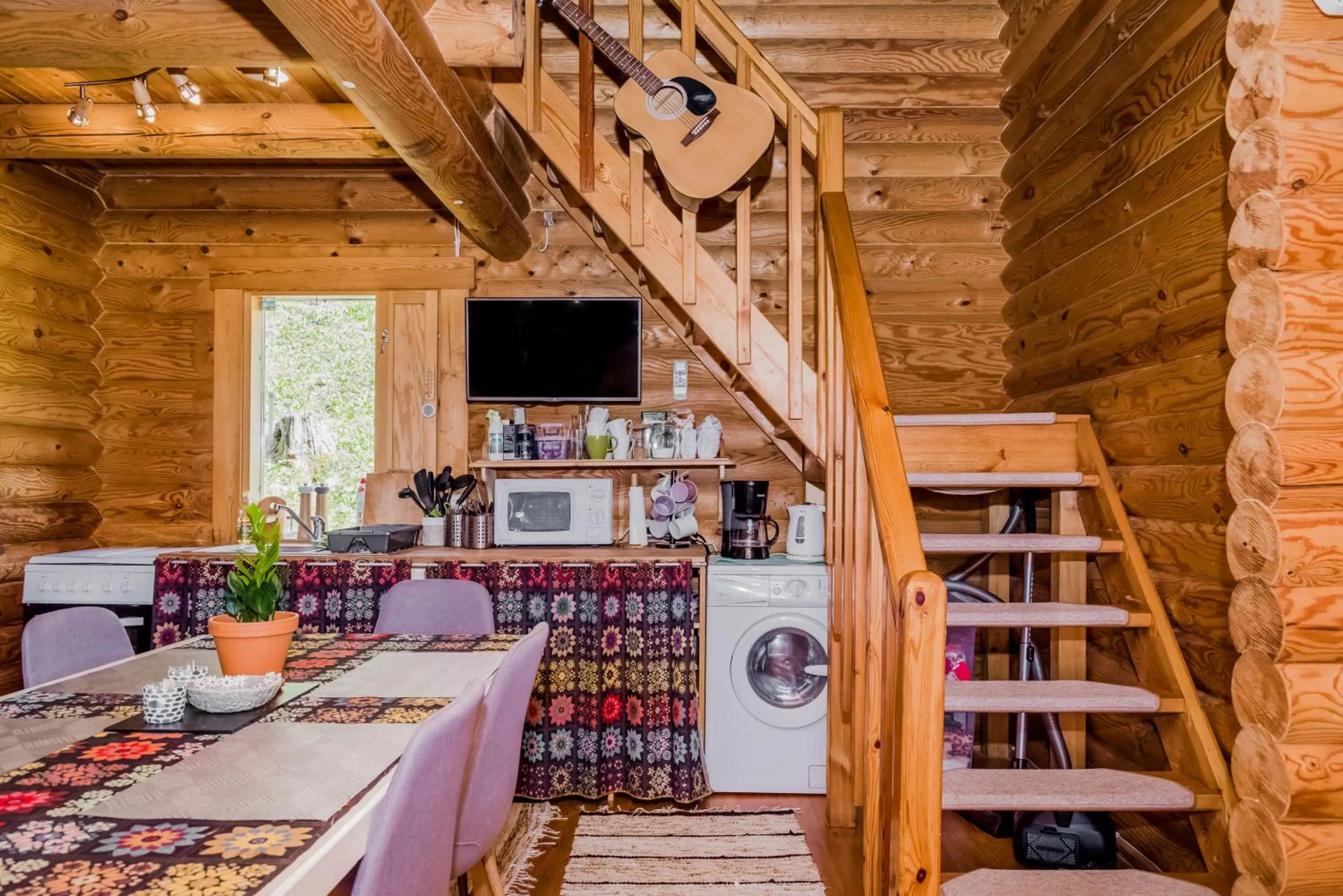 Kitchen or kitchenette in Külmamäe puhkemaja