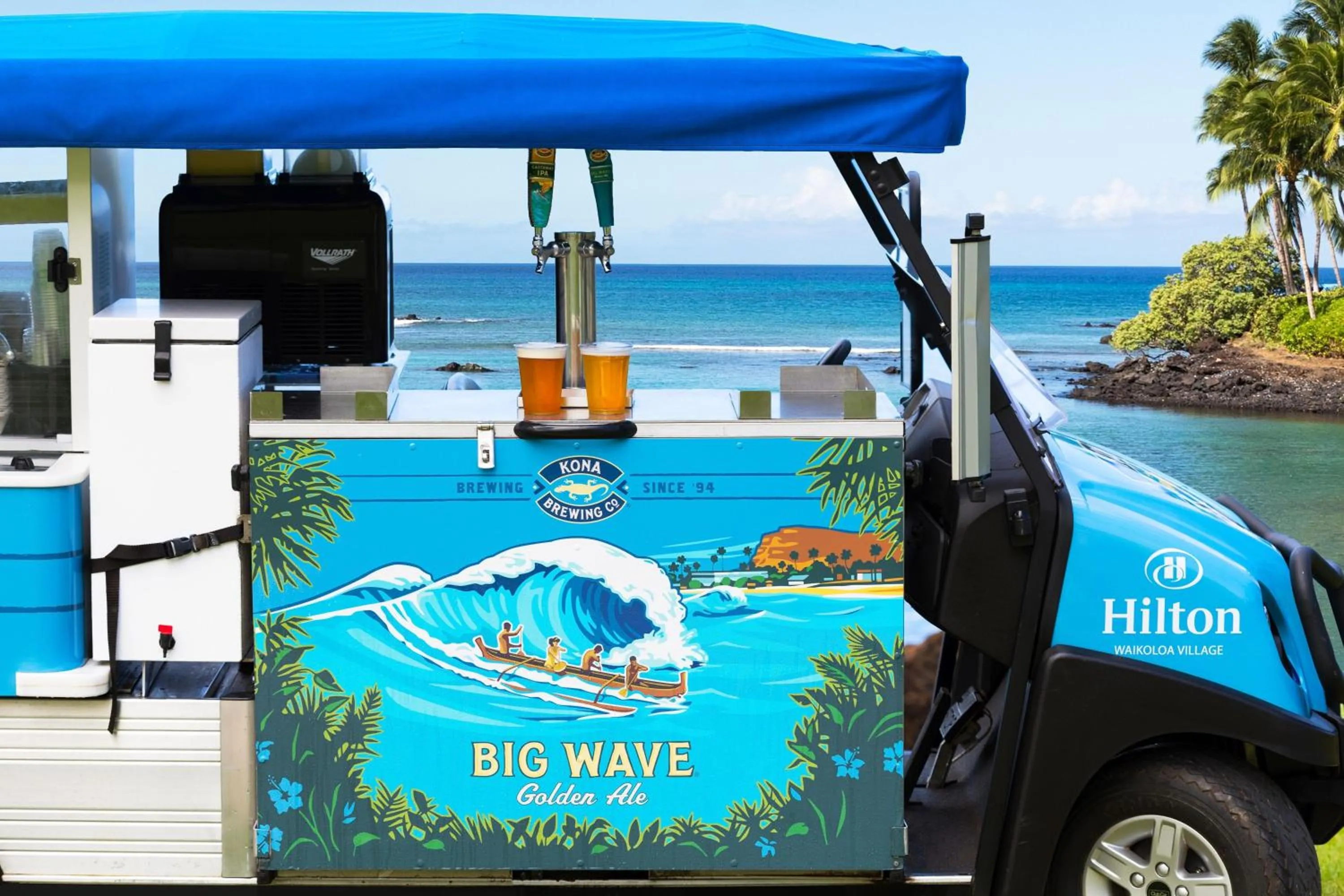 Pool view in Hilton Waikoloa Village