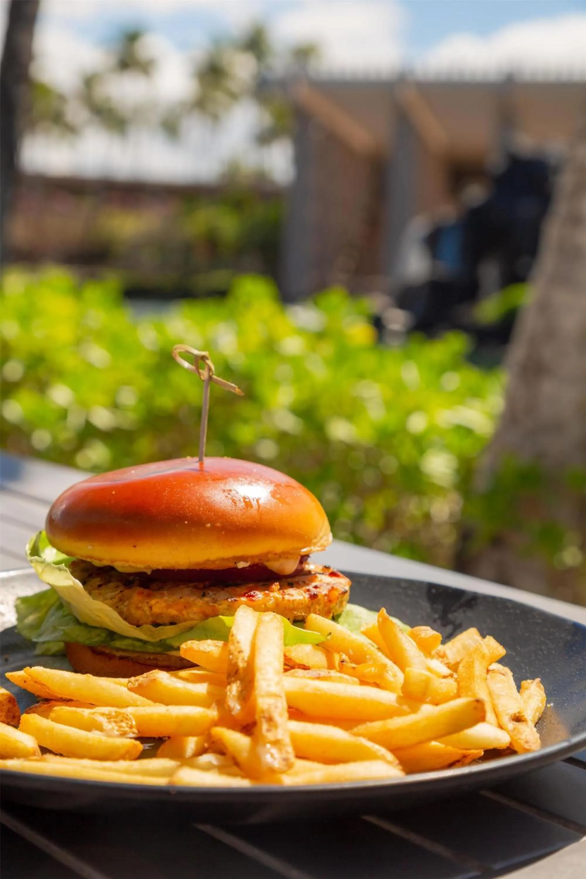 Dining area in Hilton Waikoloa Village