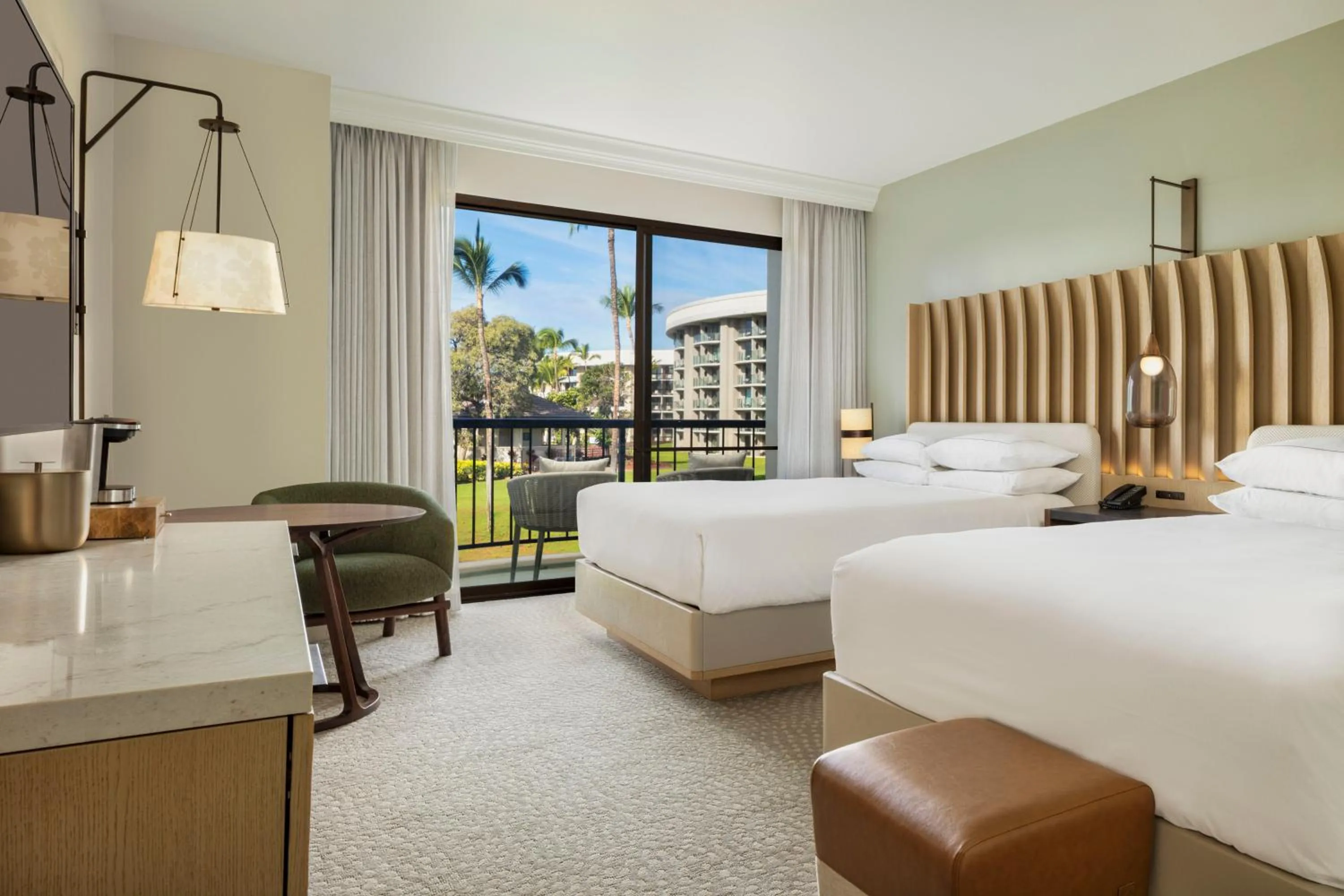 Bed in Hilton Waikoloa Village