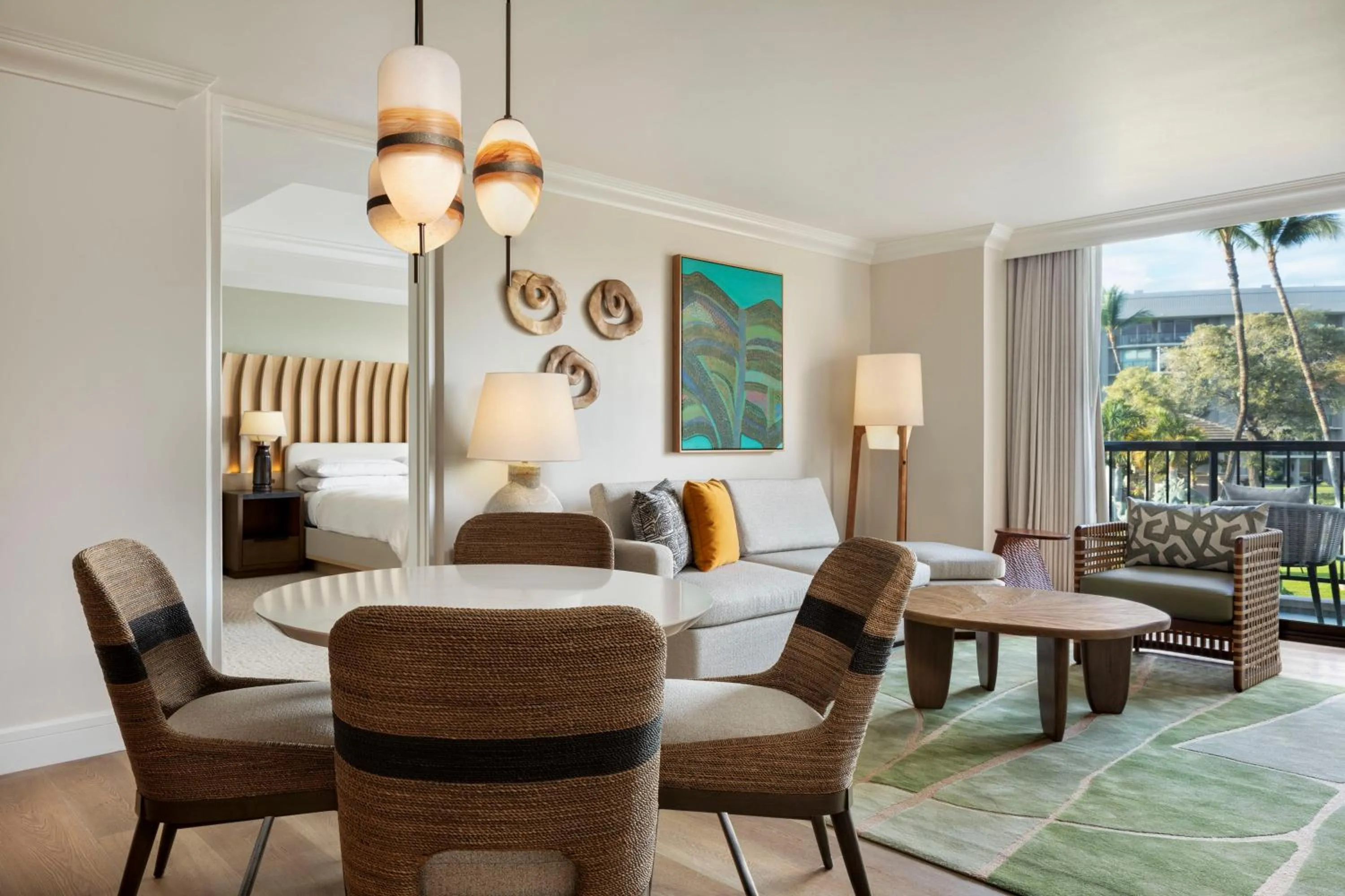 Living room in Hilton Waikoloa Village