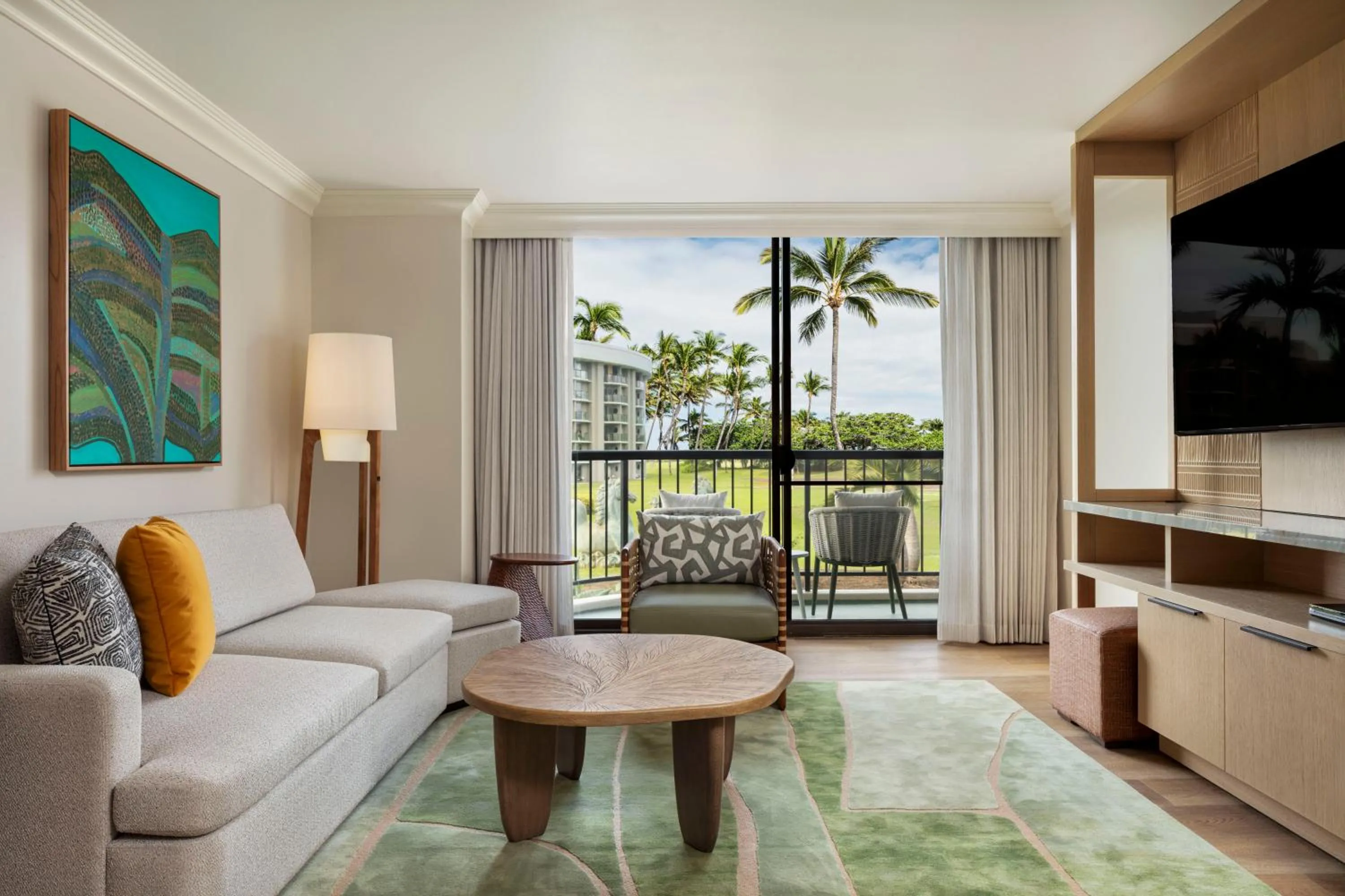 Living room in Hilton Waikoloa Village