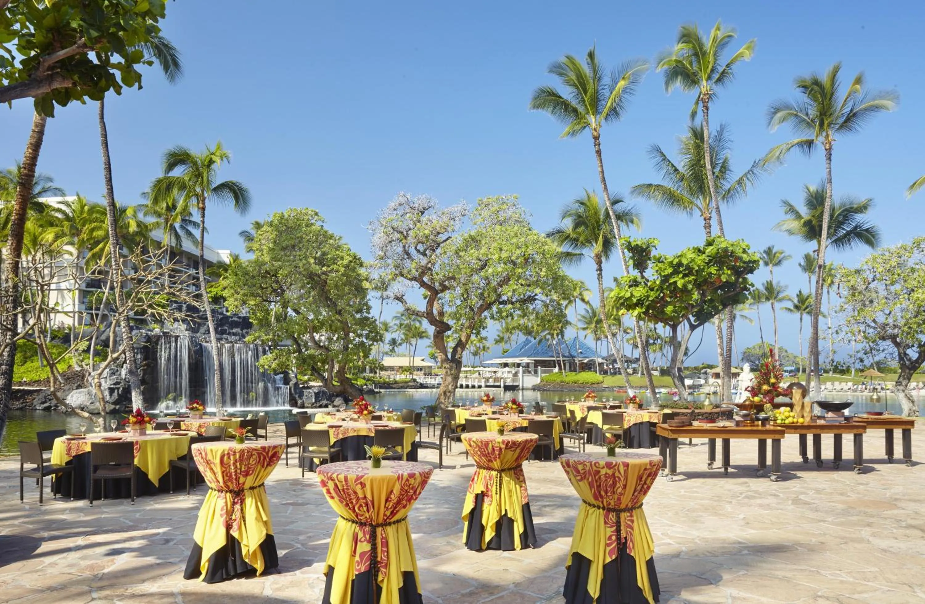 Patio in Hilton Waikoloa Village