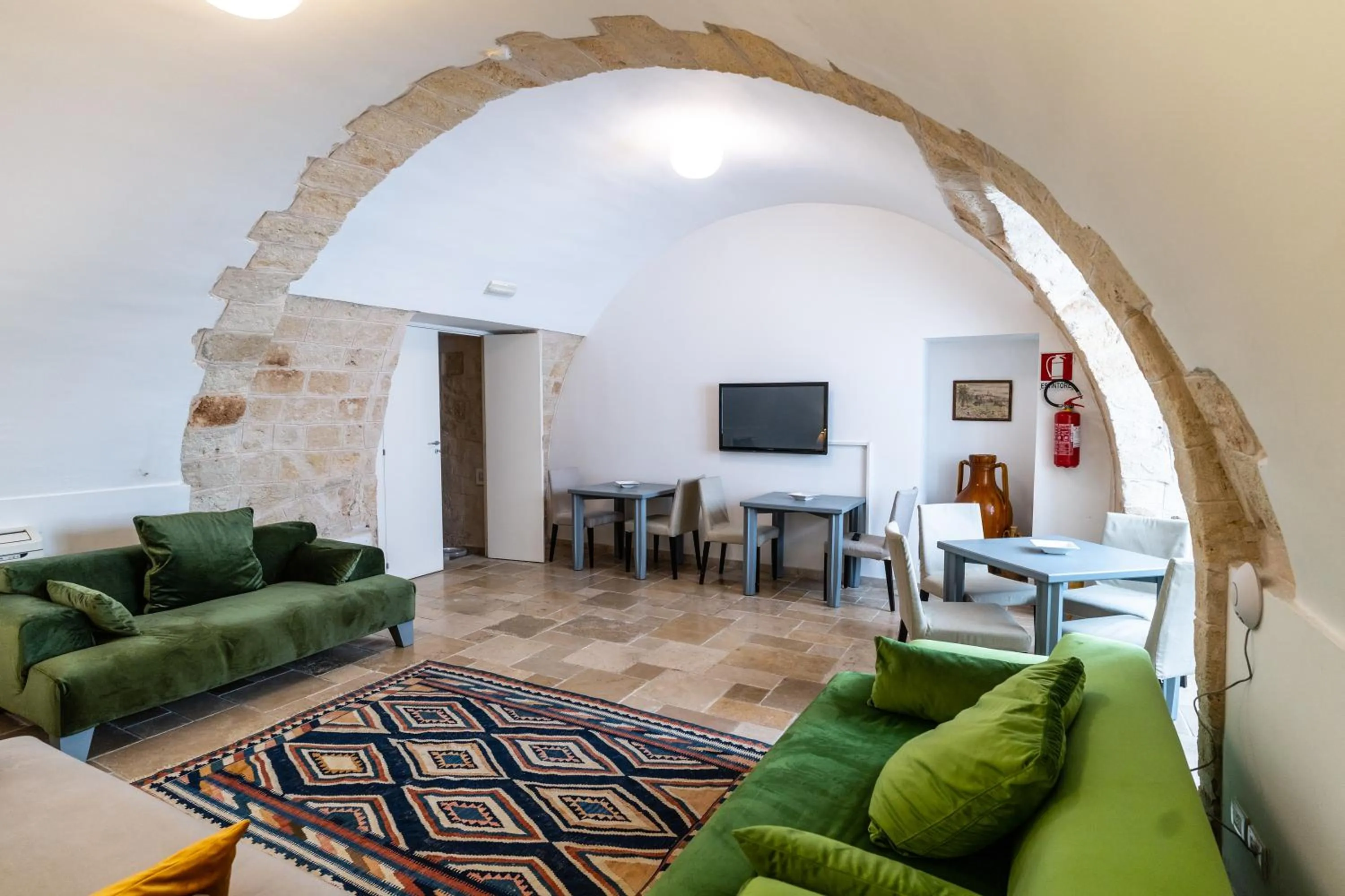 Communal lounge/ TV room in Palazzo Indelli