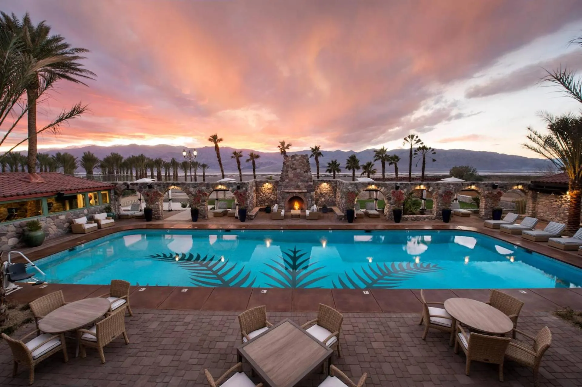 Swimming pool in The Inn at Death Valley