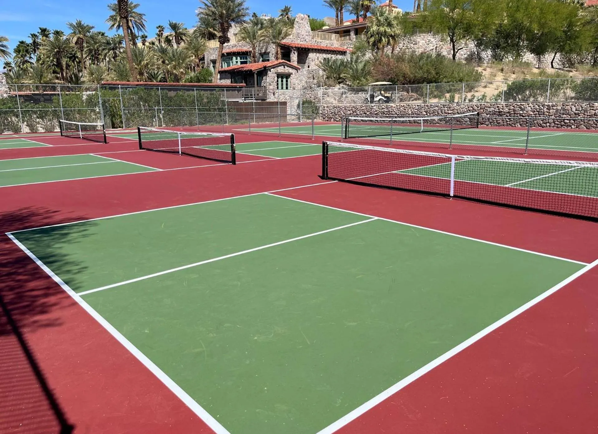 Tennis court in The Inn at Death Valley