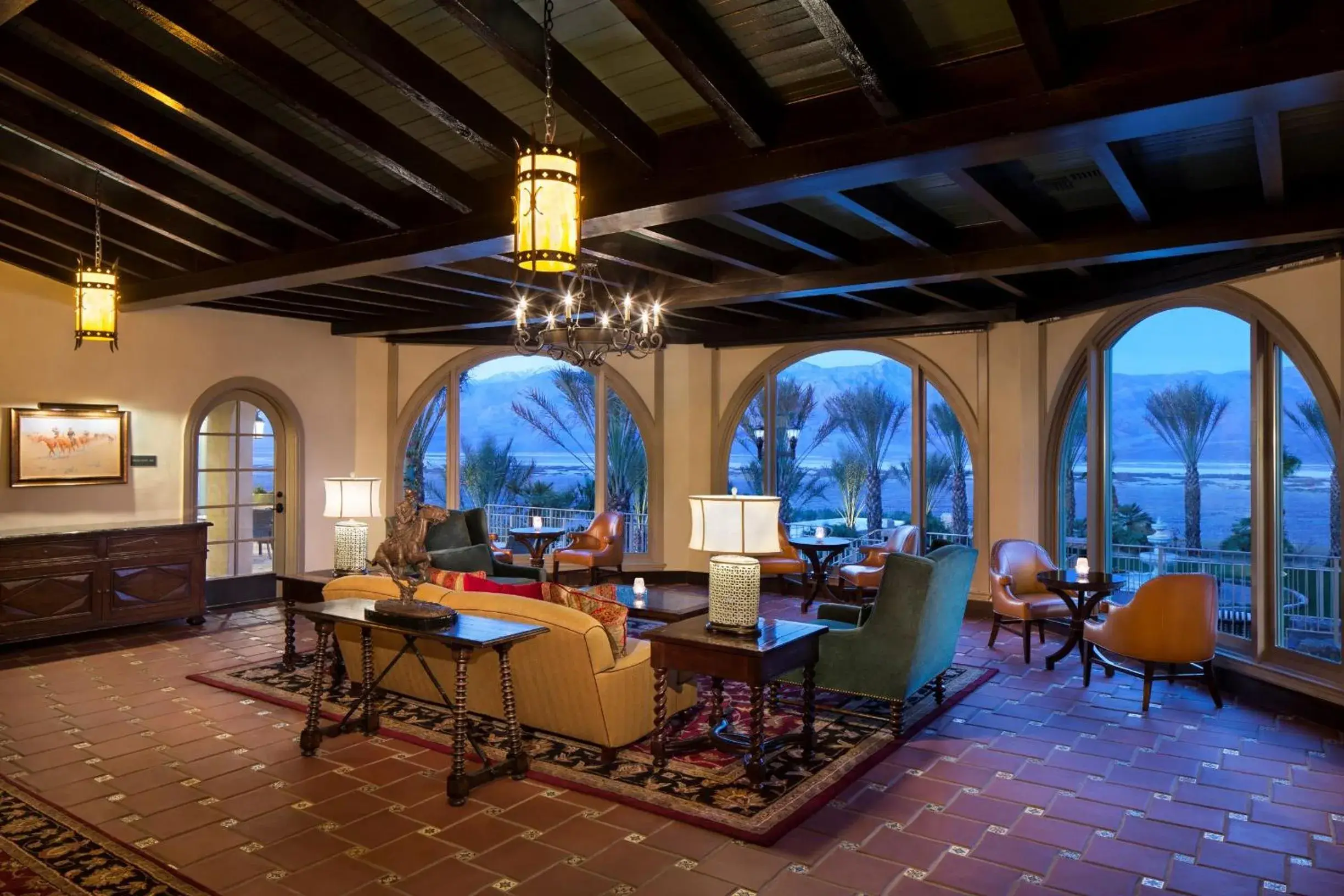 Lobby or reception in The Inn at Death Valley Lobby or reception in The Inn at Death Valley