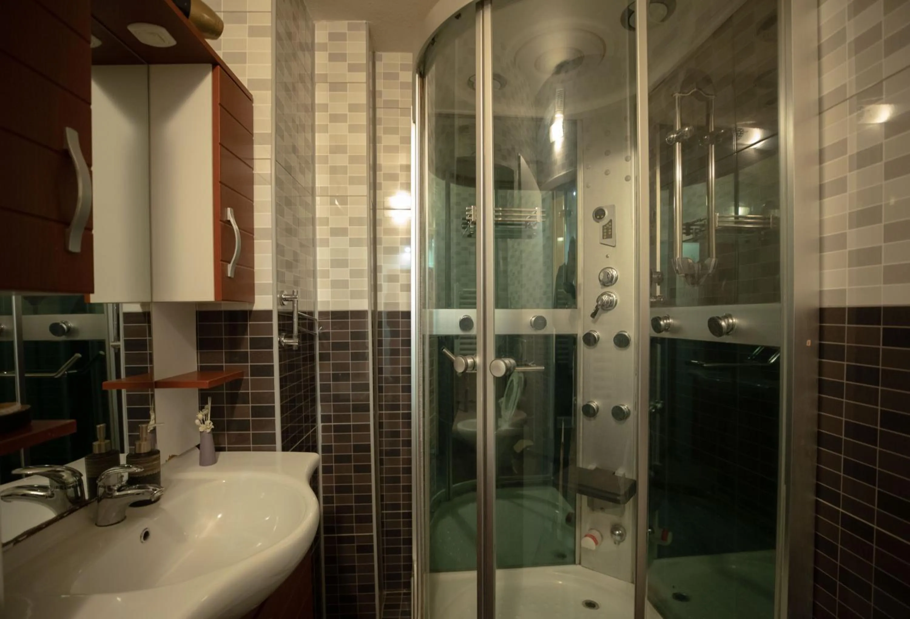 Shower in Hotel Denis