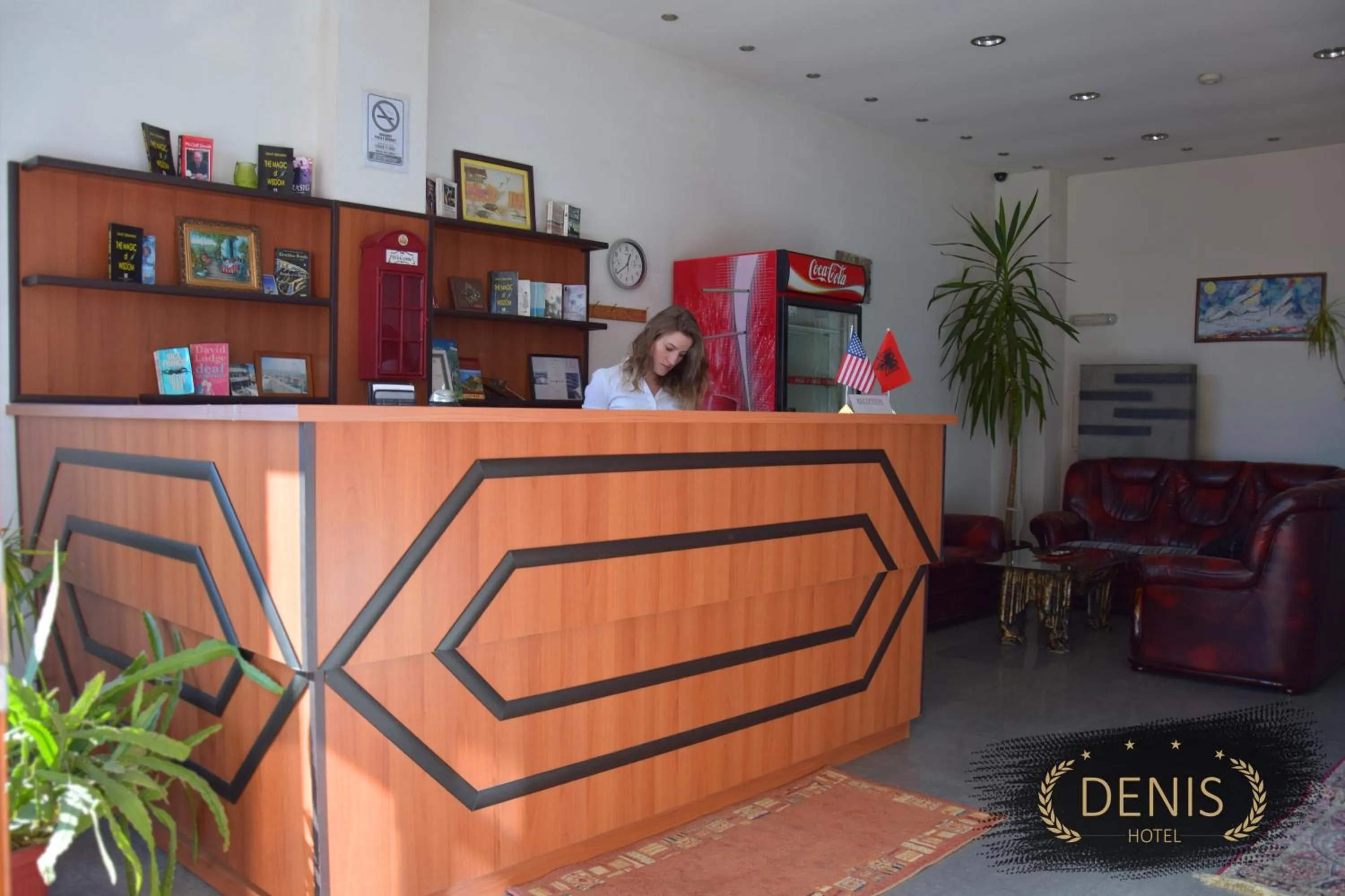 Lobby or reception in Hotel Denis