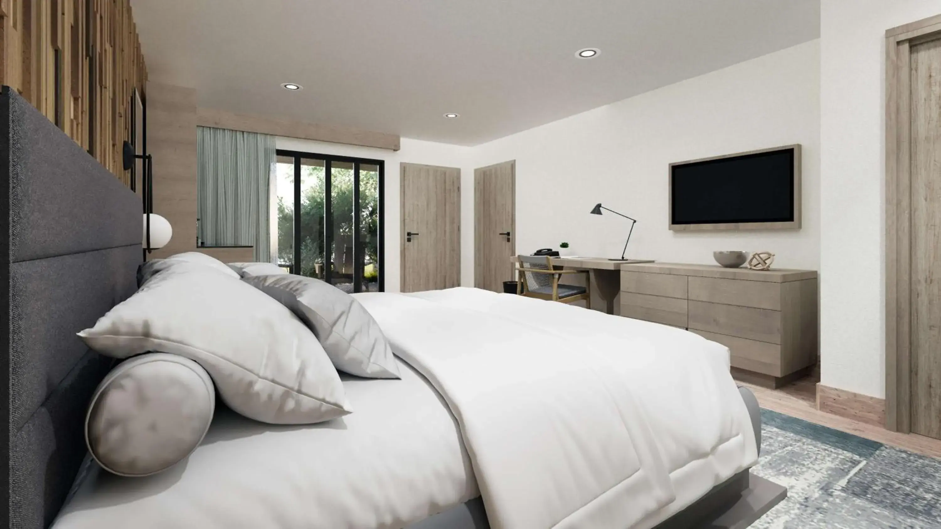 Bed in Embassy Suites by Hilton Napa Valley Bed in Embassy Suites by Hilton Napa Valley