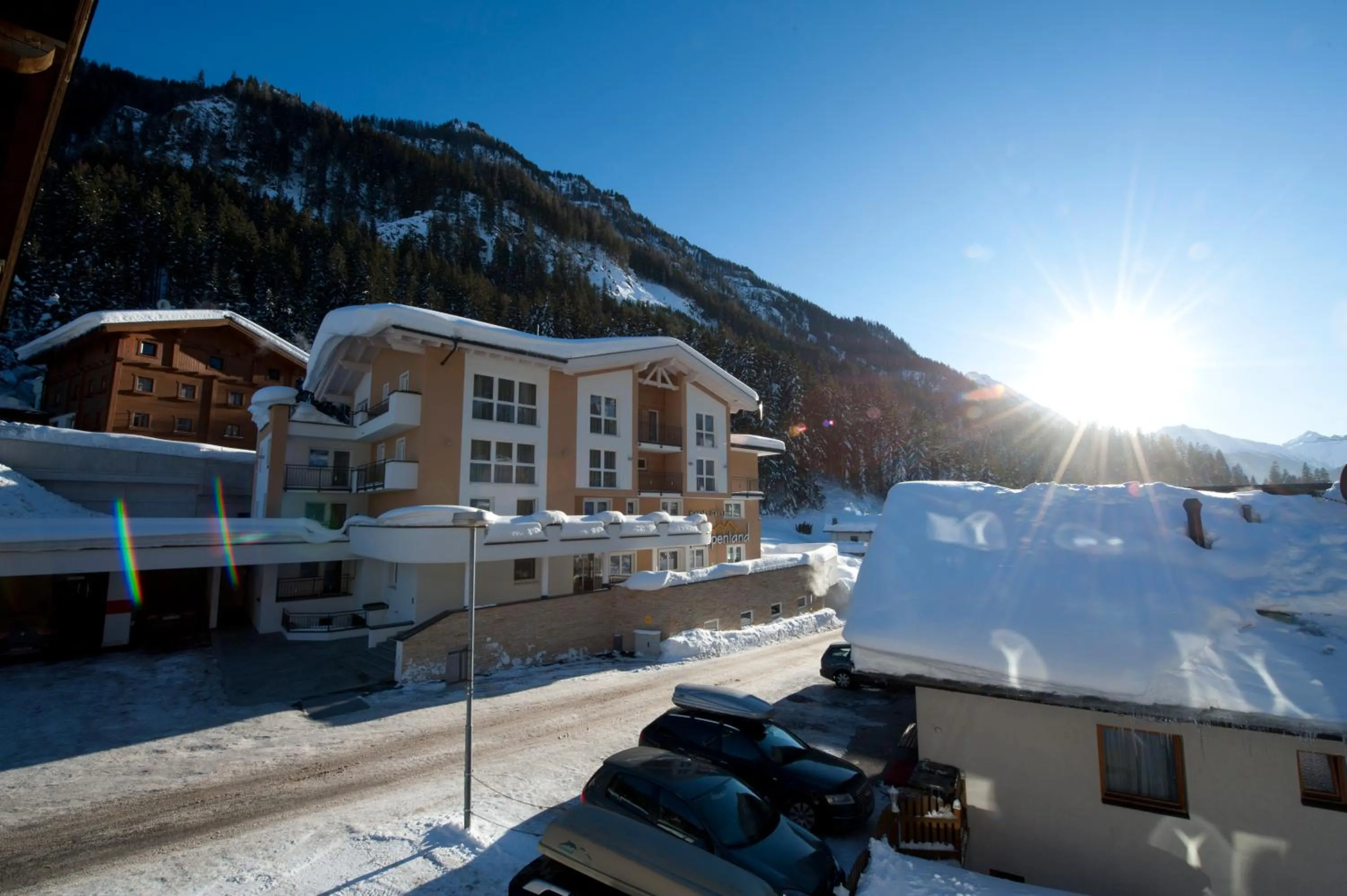 Property building in Hotel Garni Alpenland