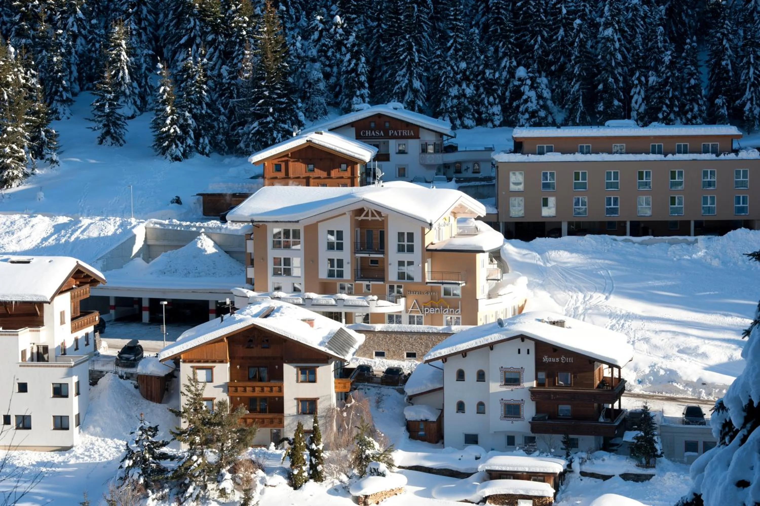 Property building in Hotel Garni Alpenland