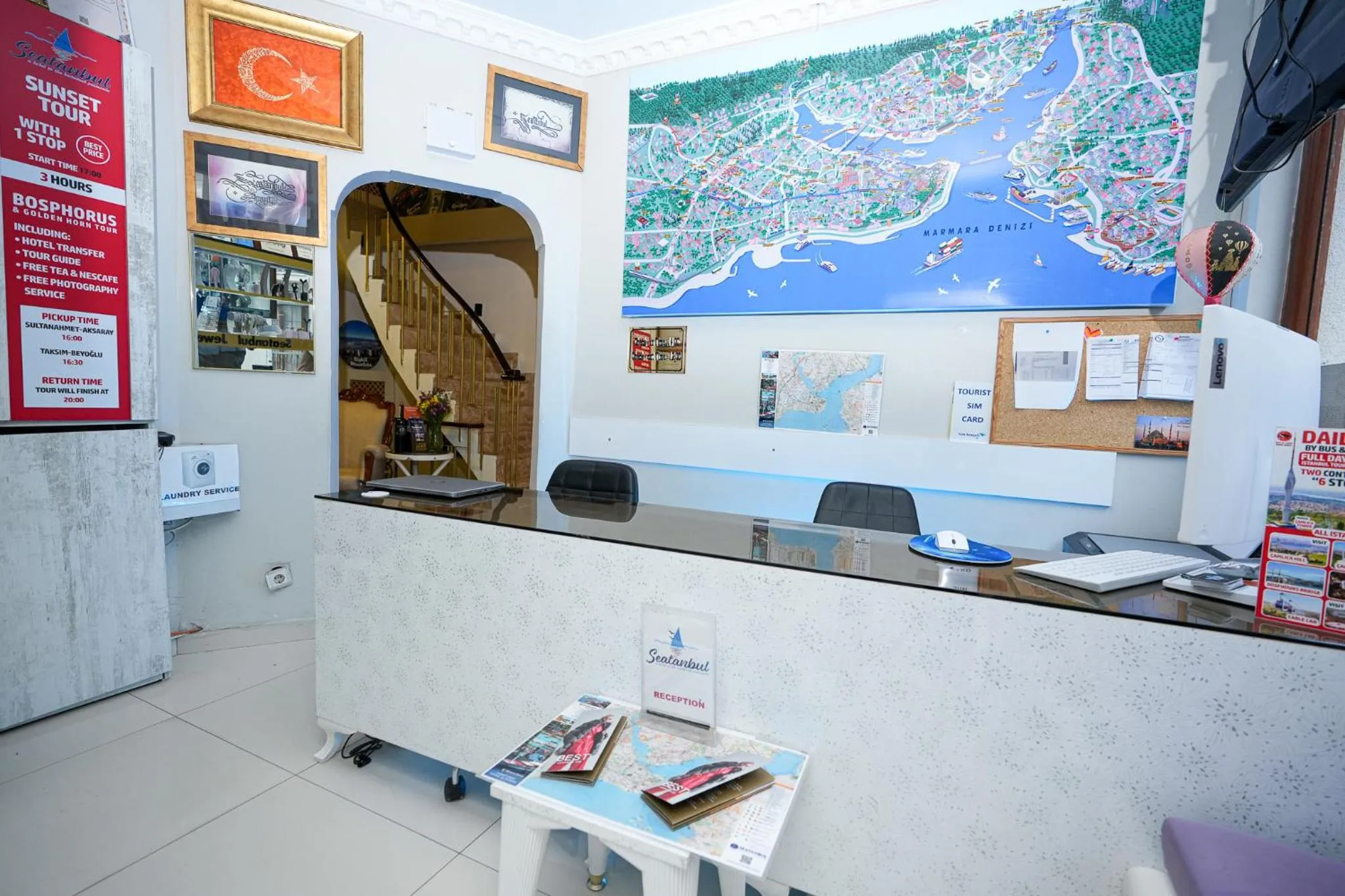 Living room in Seatanbul Hotel