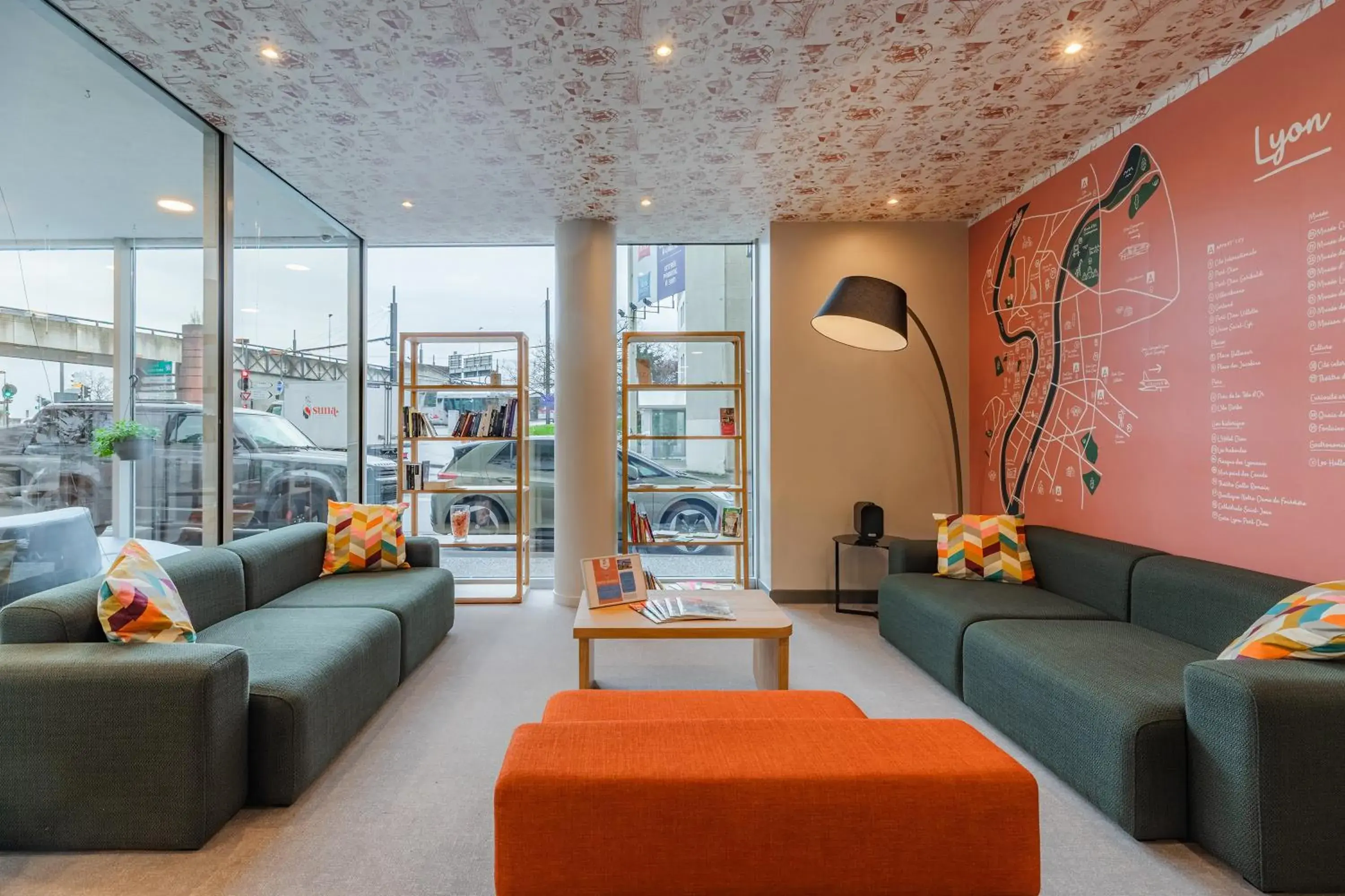 Lobby or reception in Appart’City Confort Lyon Cité Internationale Lobby or reception in Appart’City Confort Lyon Cité Internationale