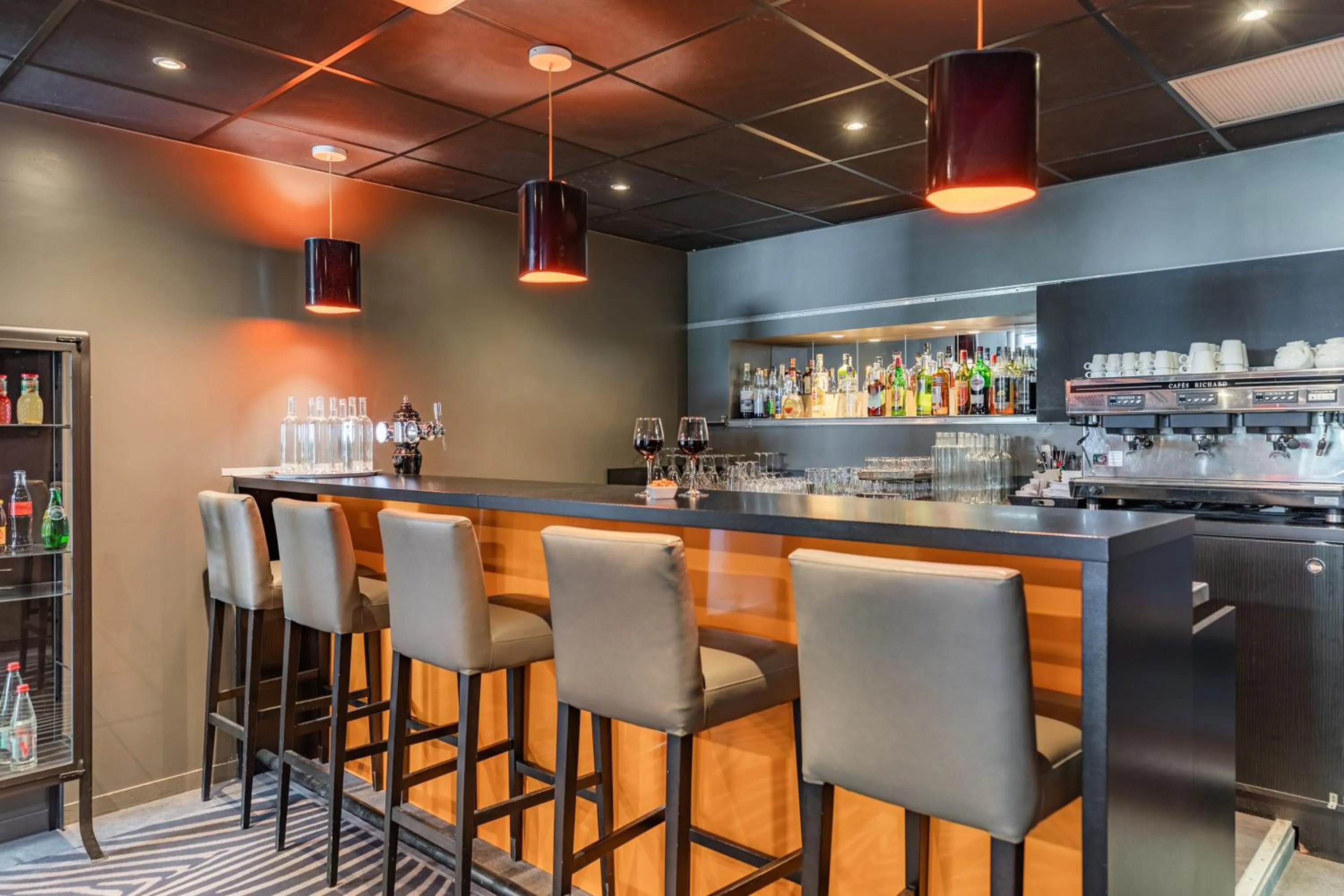 Lounge or bar in Appart’City Confort Lyon Cité Internationale